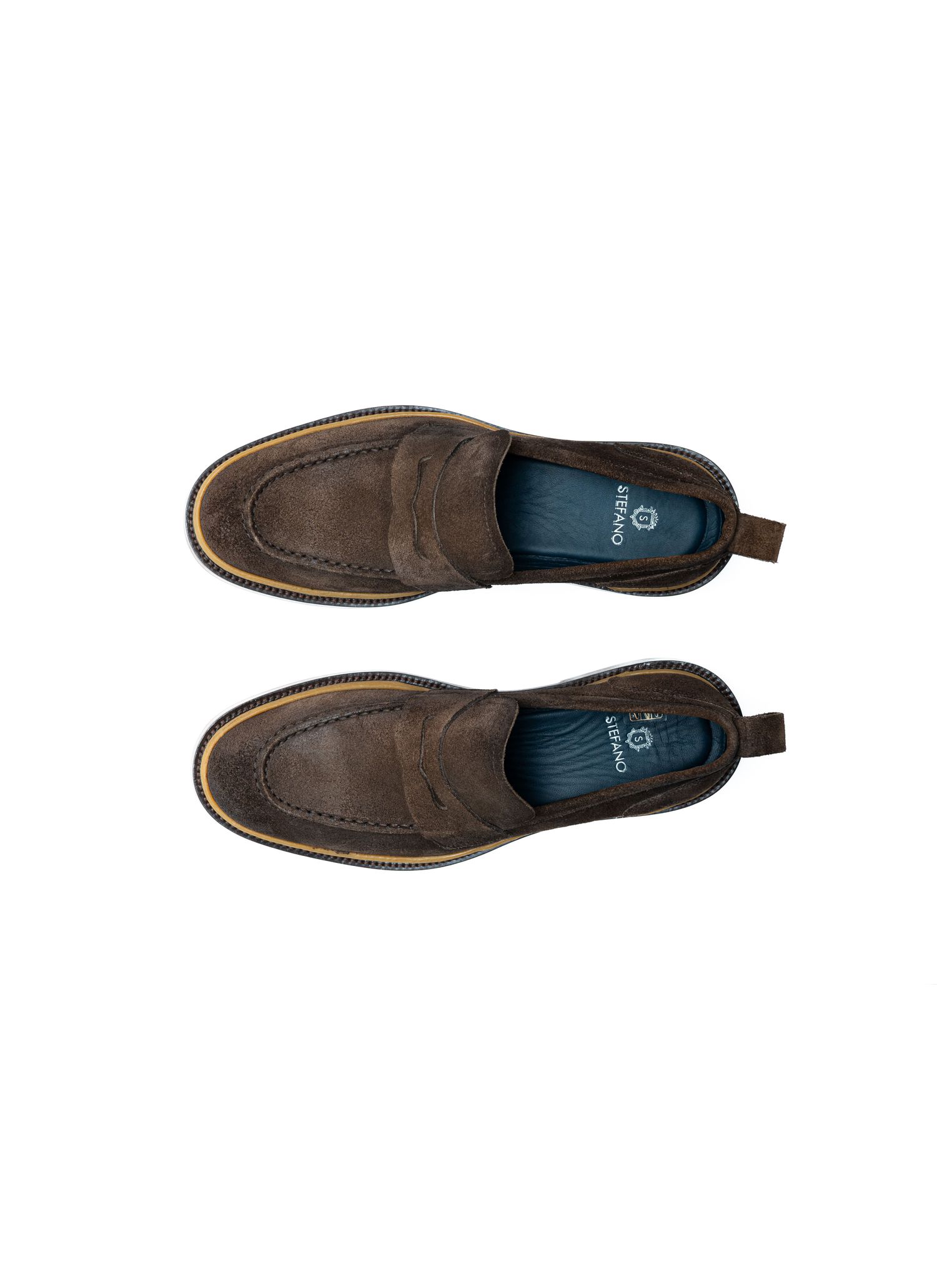 Sapato Mocassim Stefano Velluto Marrom