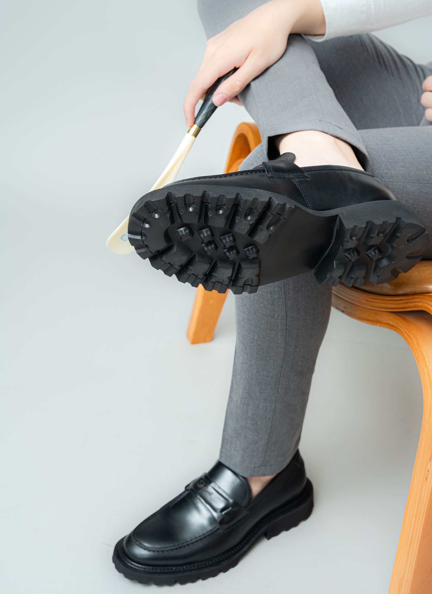 Sapato Mocassim Stefano Tratorado Signature Preto