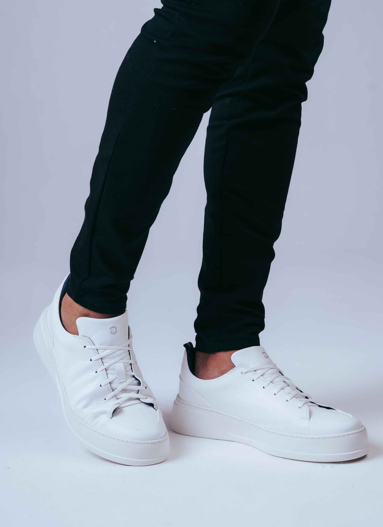 Tênis Sneaker Stefano Nice All White