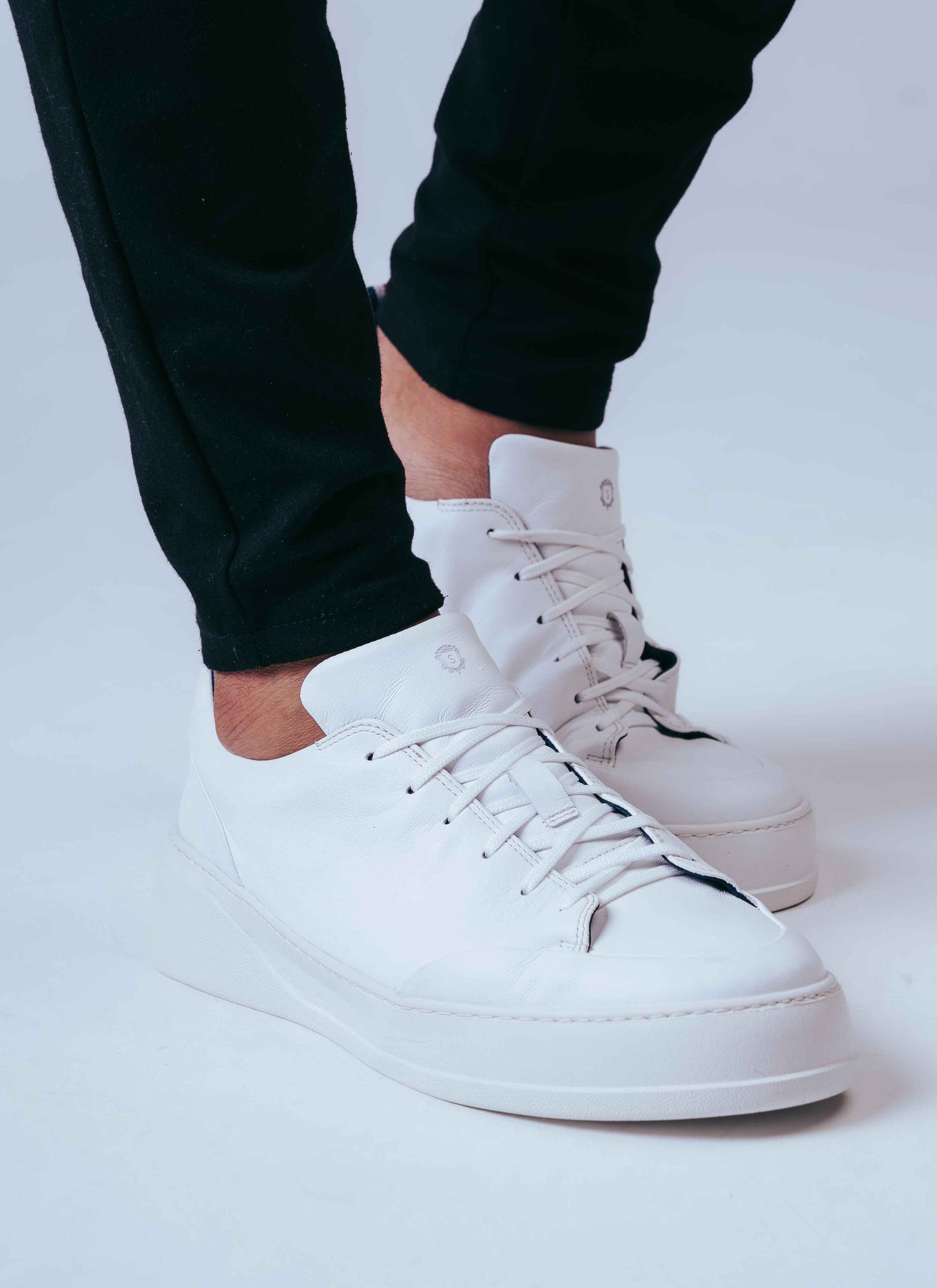 Tênis Sneaker Stefano Nice All White