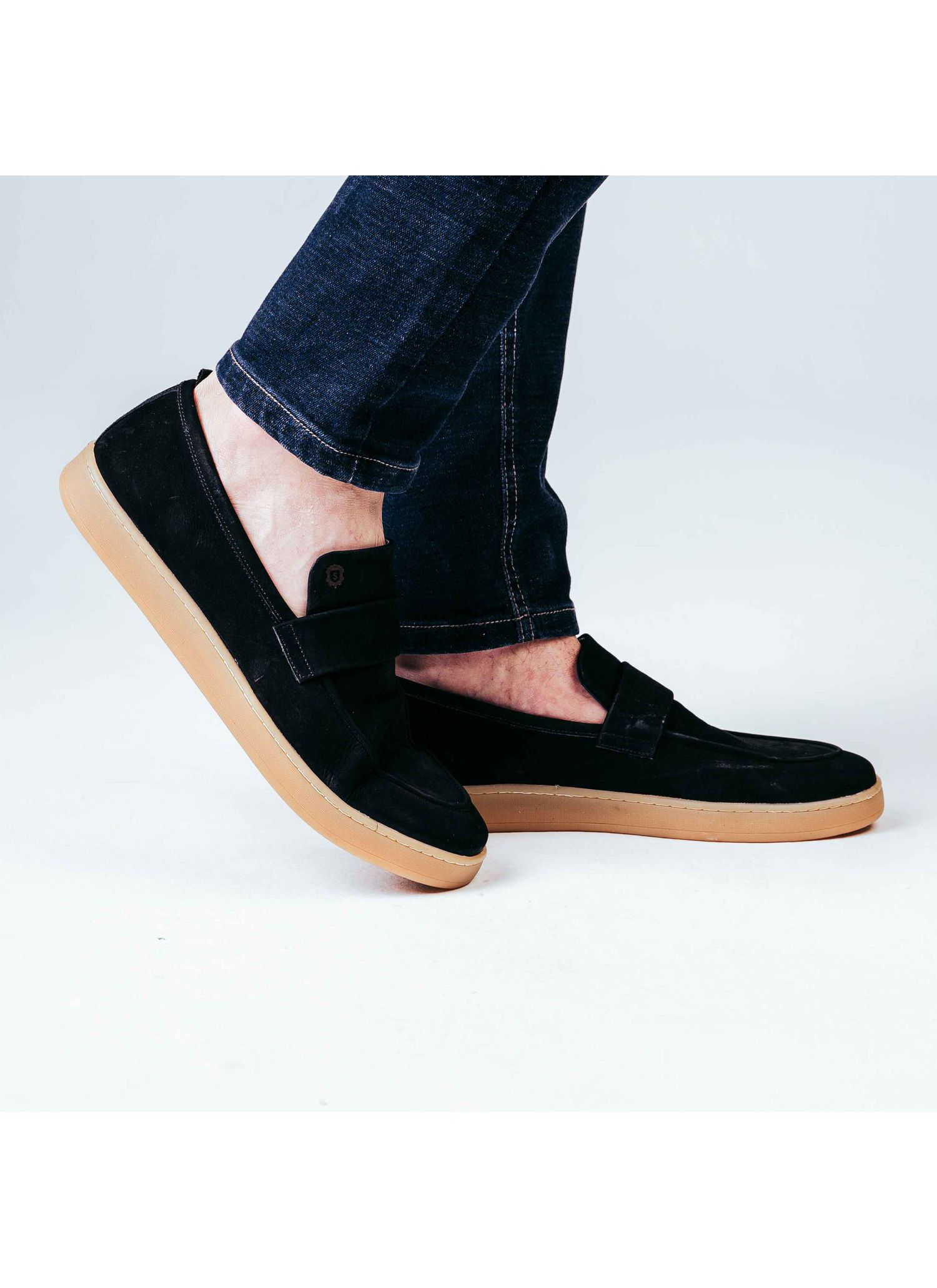 Sapato Mocassim Chamoa Preto
