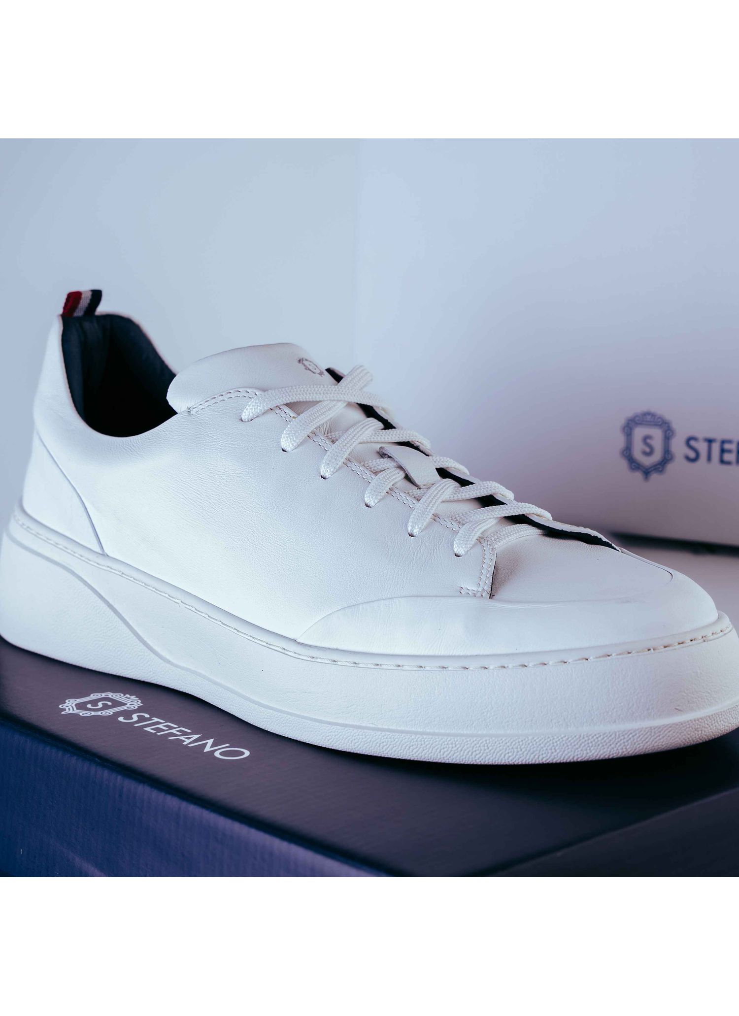 Tênis Sneaker Stefano Nice All White