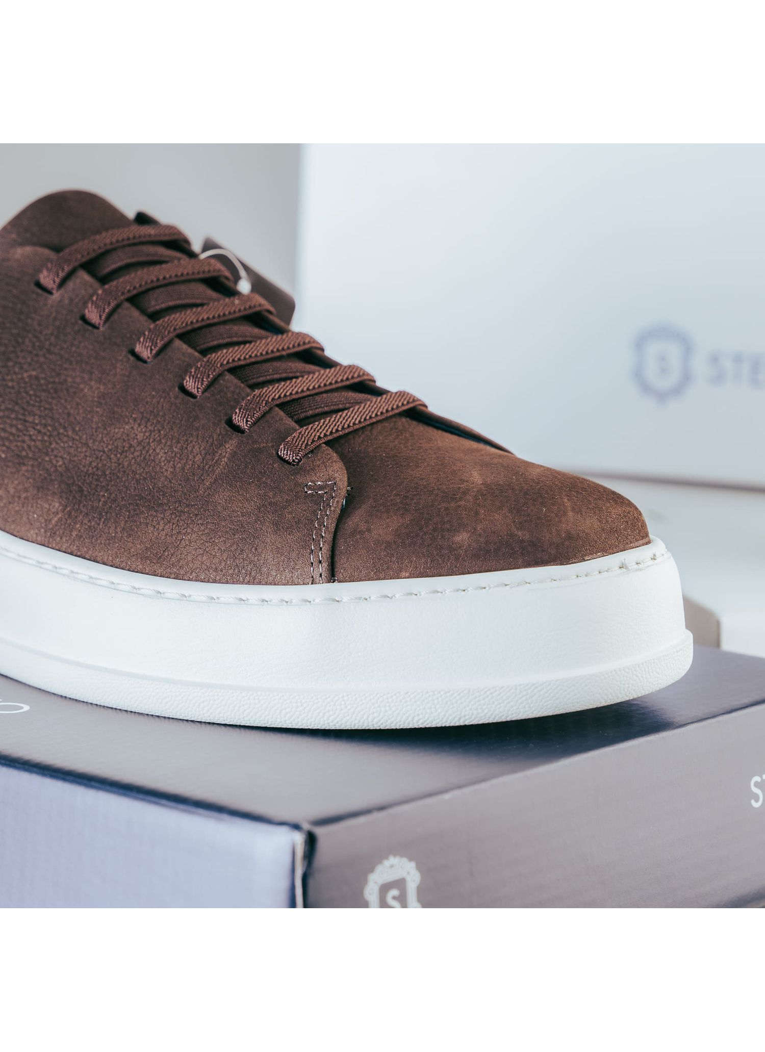 Tênis Sneaker Stefano Nice Marrom