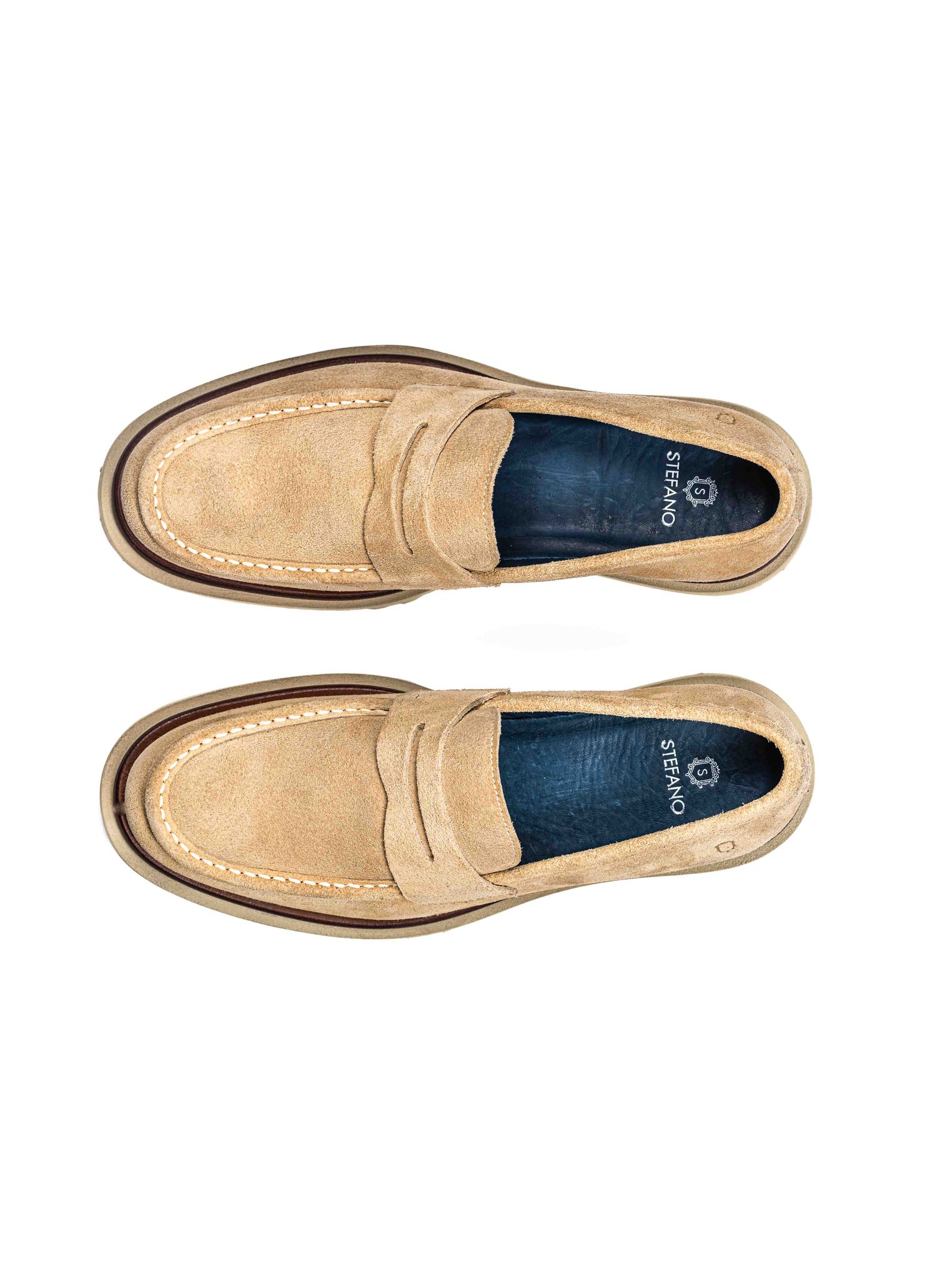 Sapato Mocassim Stefano Camurça Tordilha