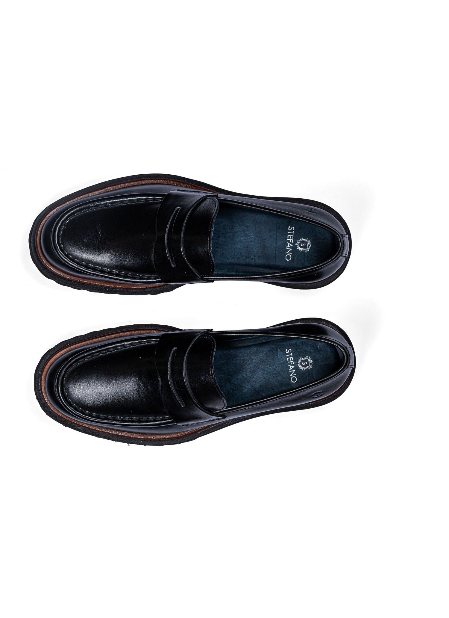 Sapato Mocassim Tratorado Stefano Preto