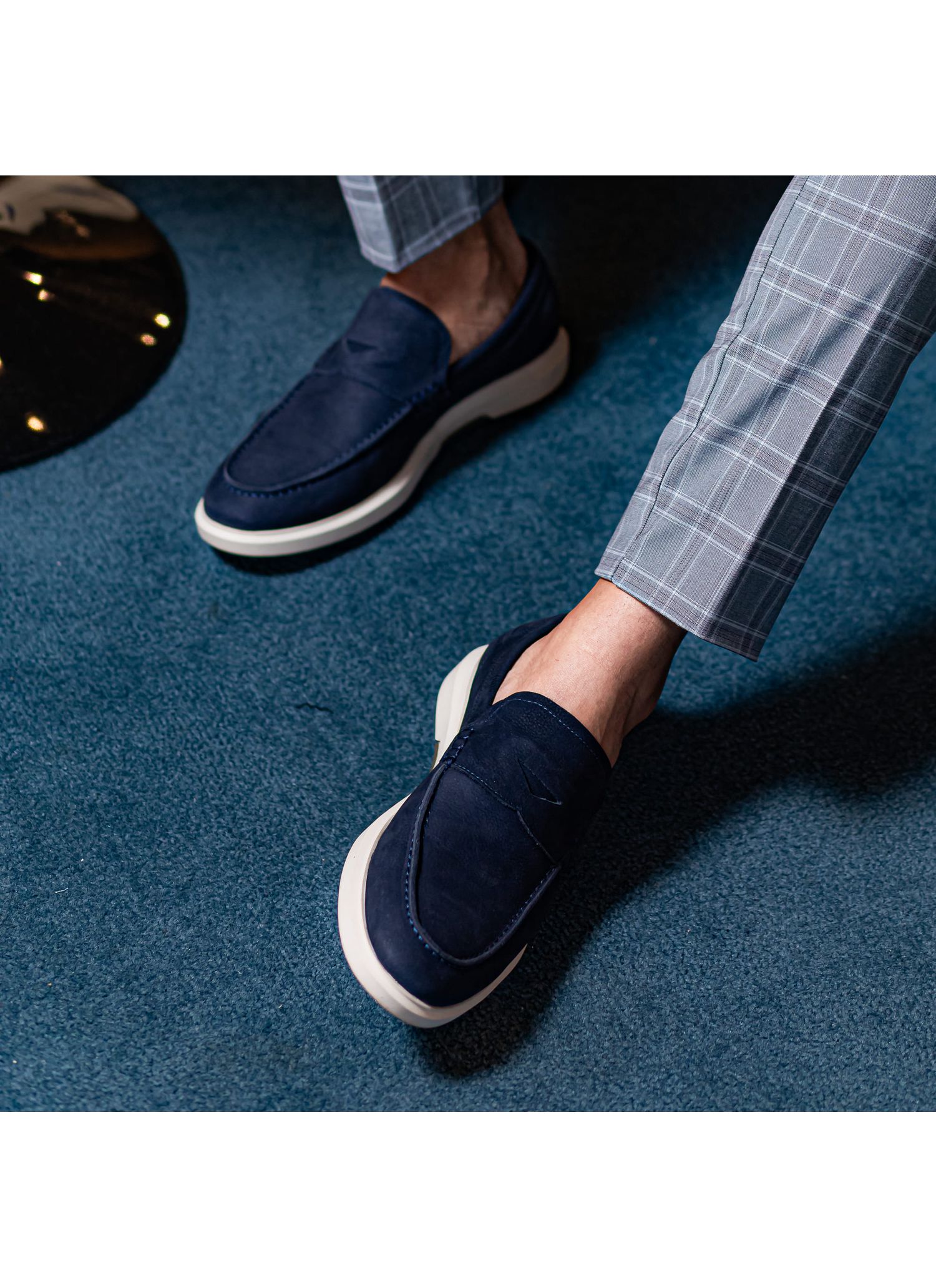 Sapato Mocassim Stefano Nice Azul Marinho