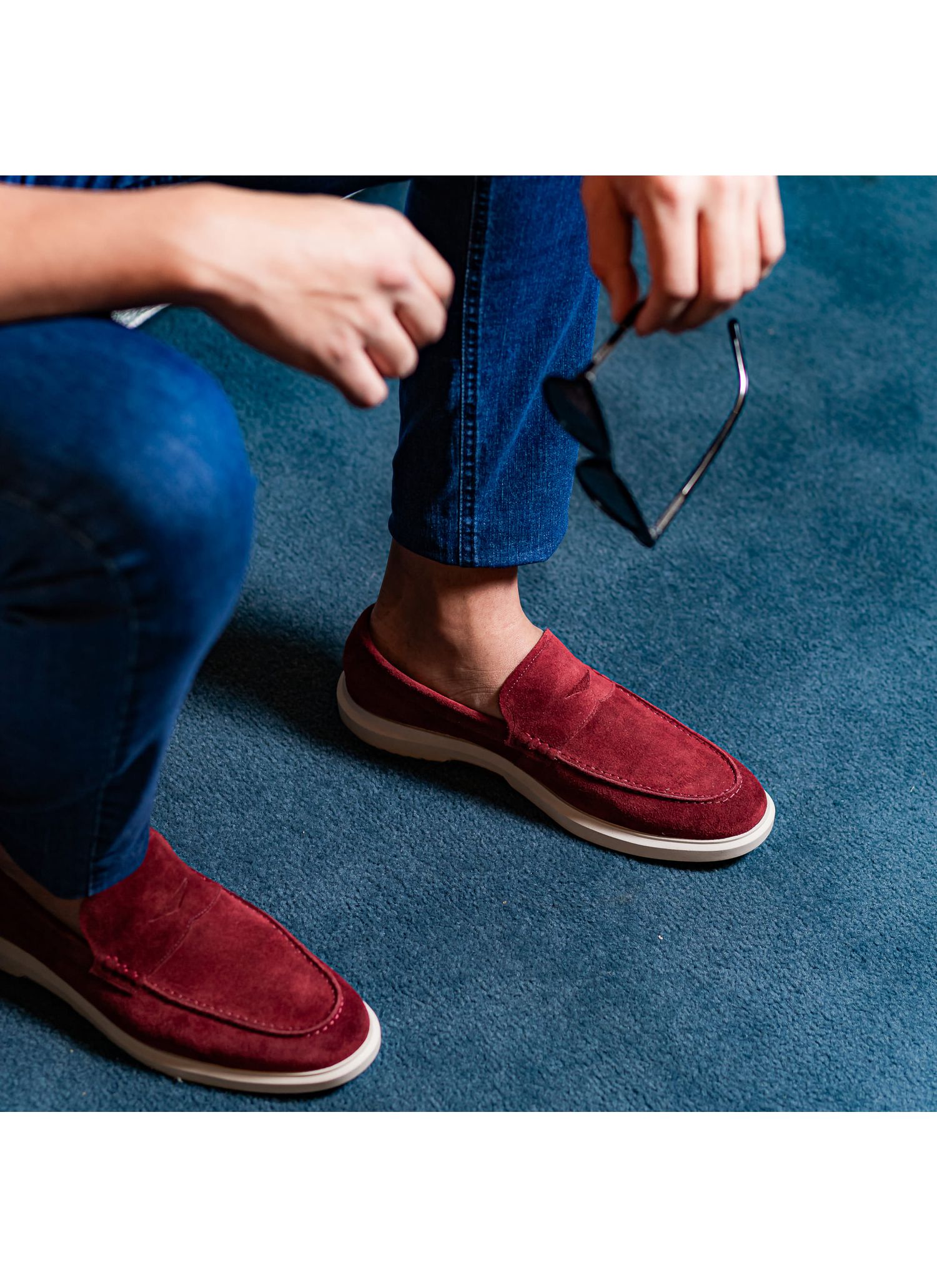 Sapato Mocassim Stefano Nice Bordô