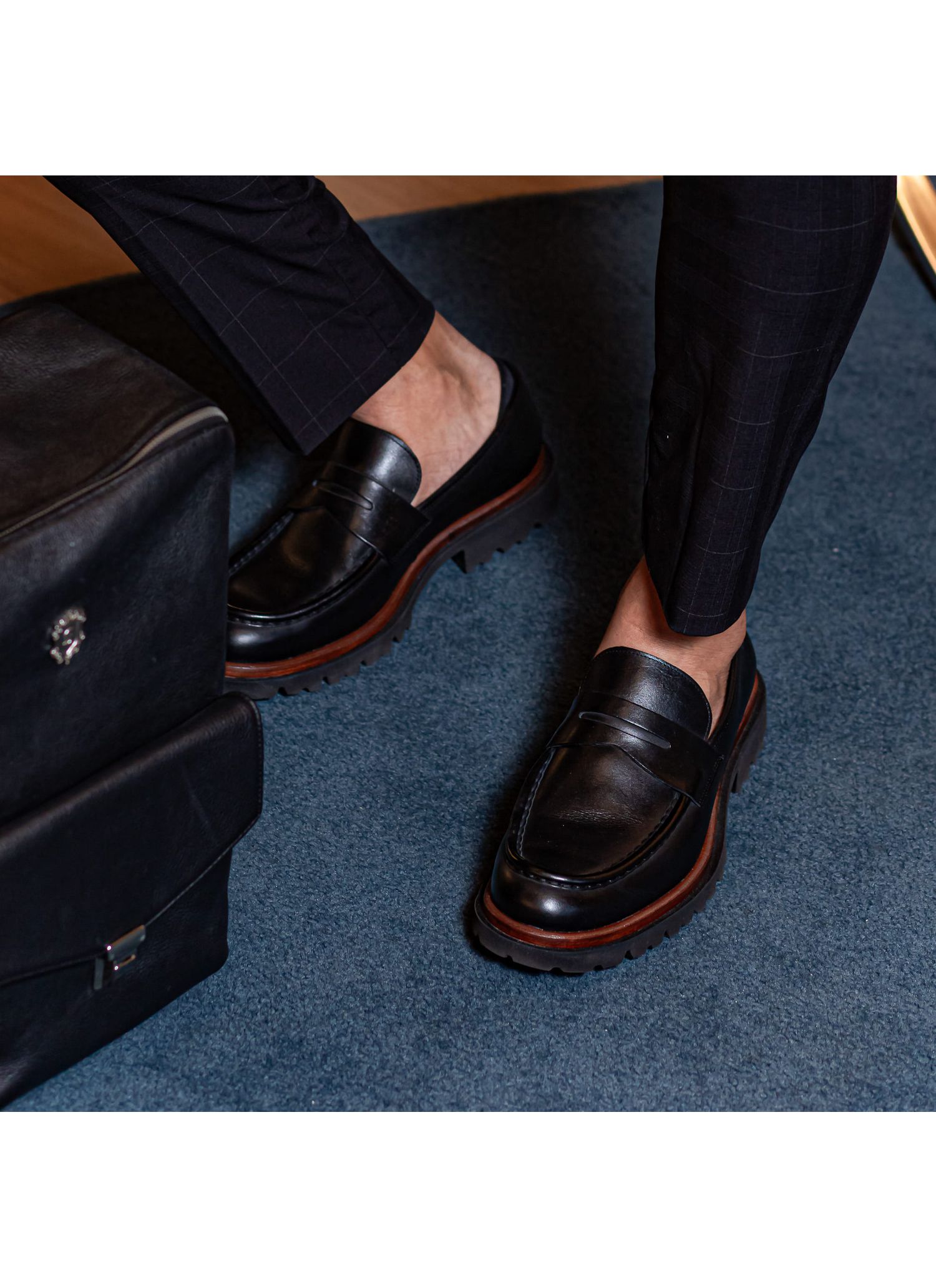 Sapato Mocassim Tratorado Stefano Preto