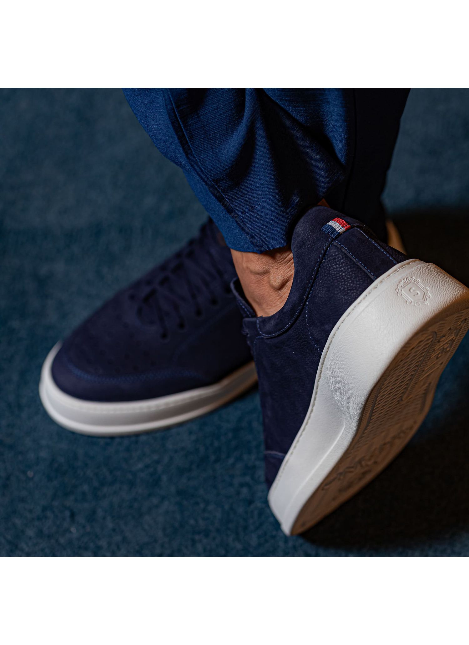 Tênis Sneaker Stefano Nice Azul Marinho