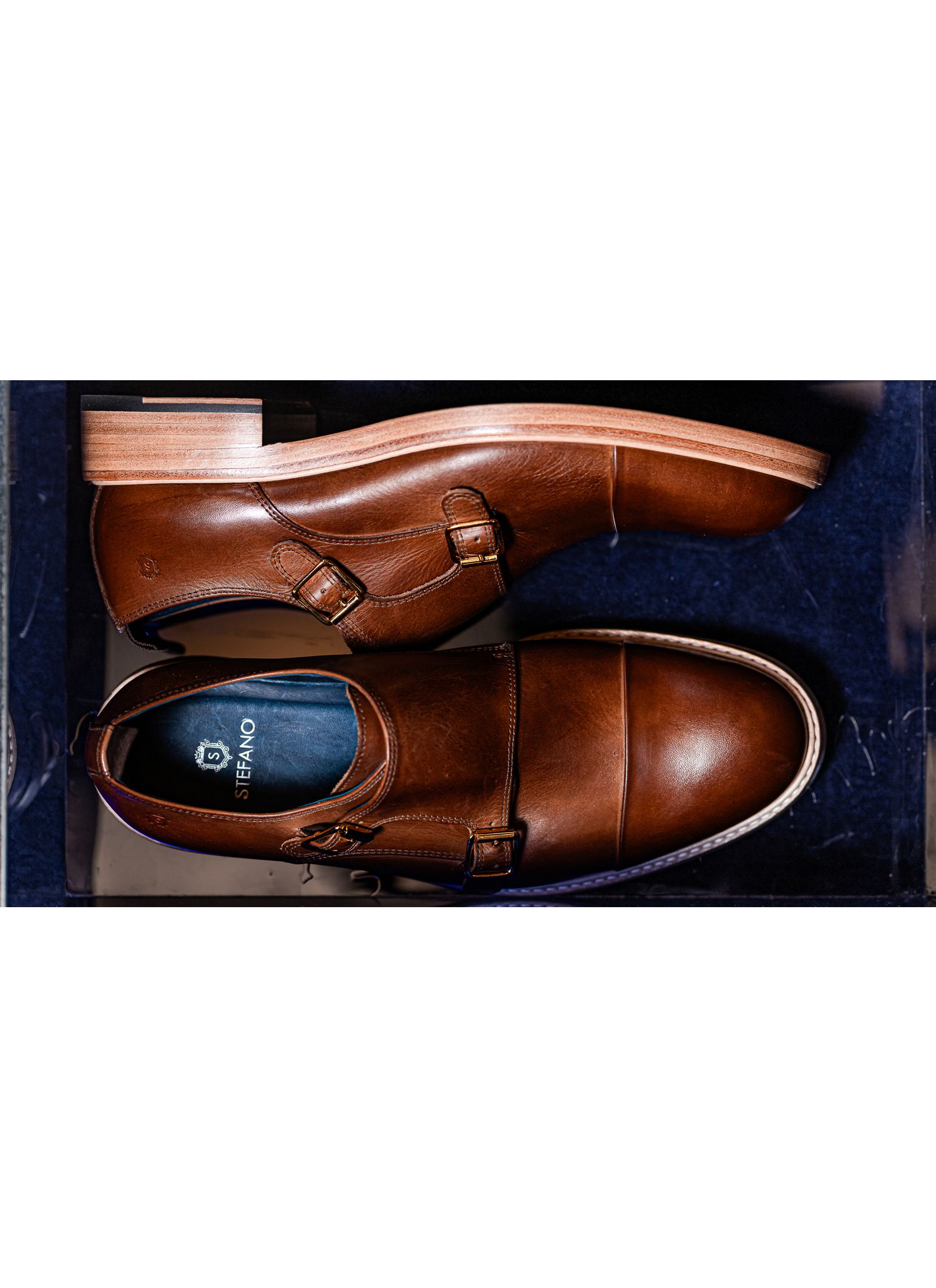 Sapato Monkstrap Stefano Whisky