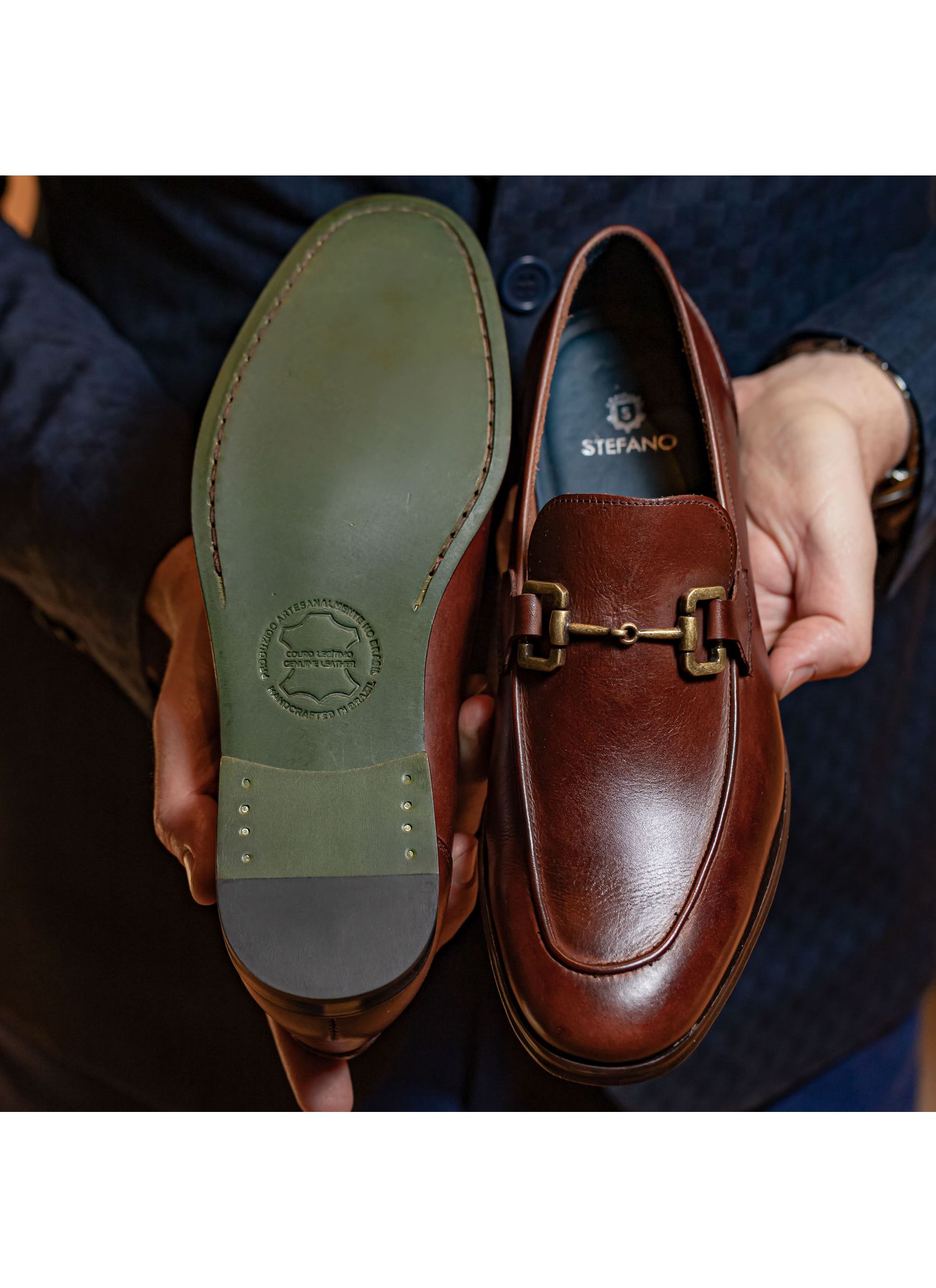 Sapato Loafer Stefano Lafayette Havana