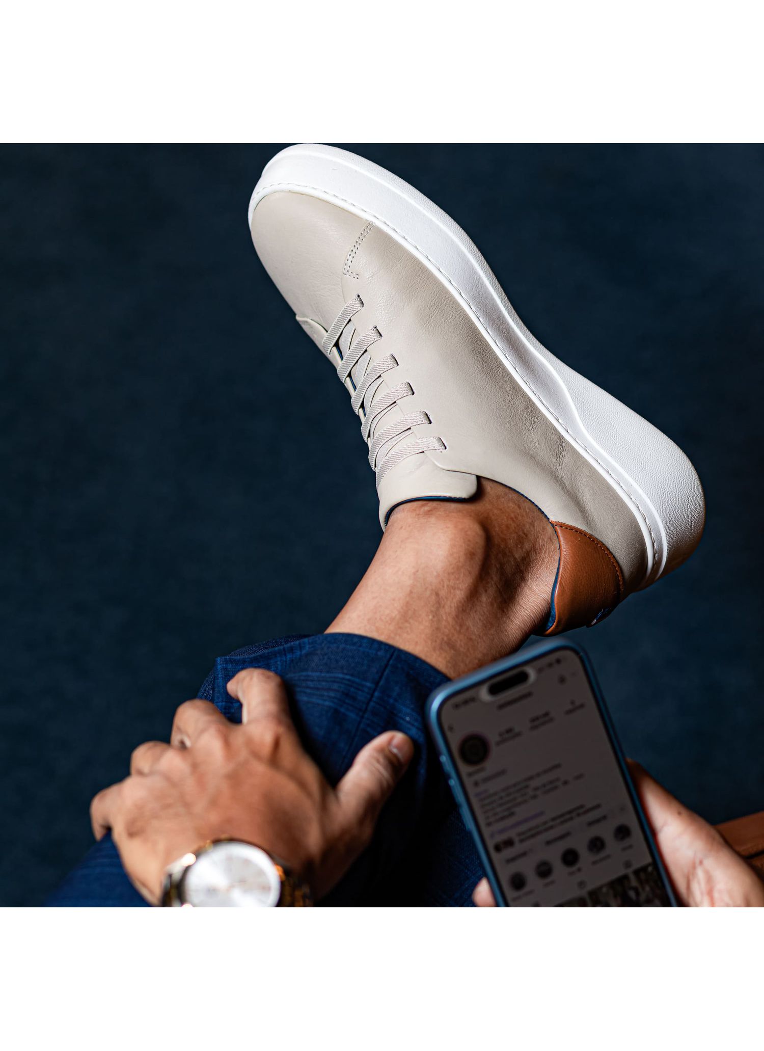 Tênis Sneaker Stefano Nice Bone