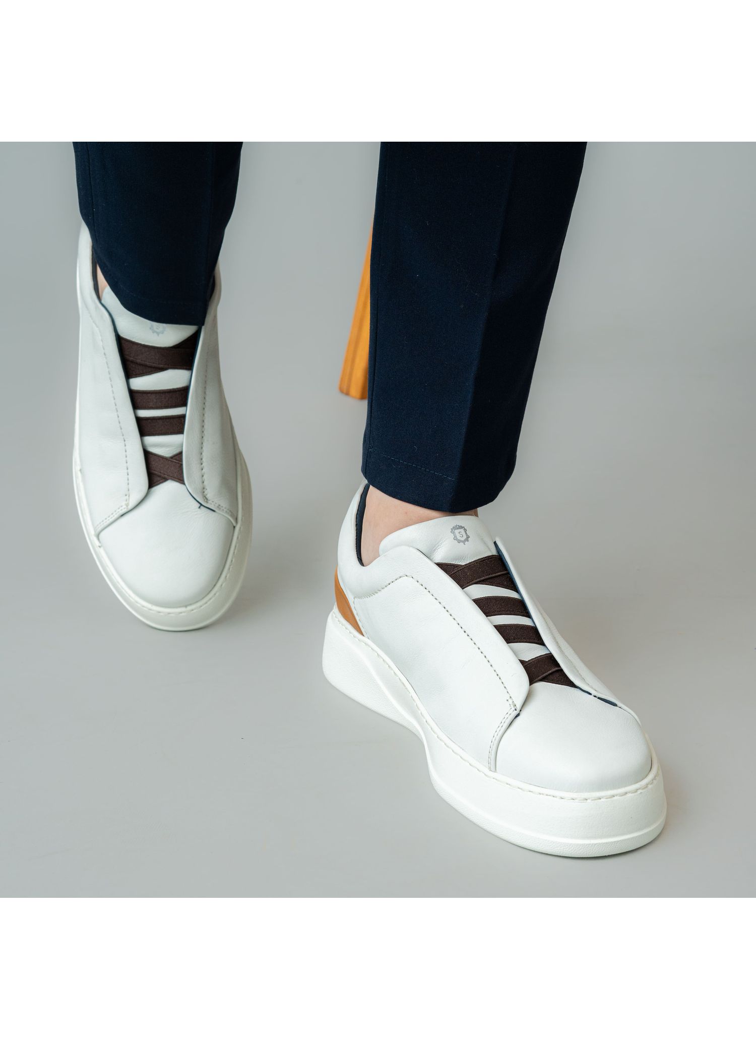 Tênis Sneaker Stefano Nice Triple Stitch Gelo