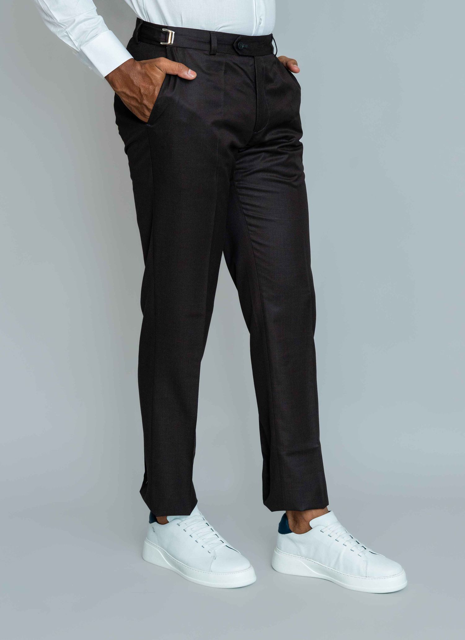 Calça de Regulagem Stefano Marrom Escuro