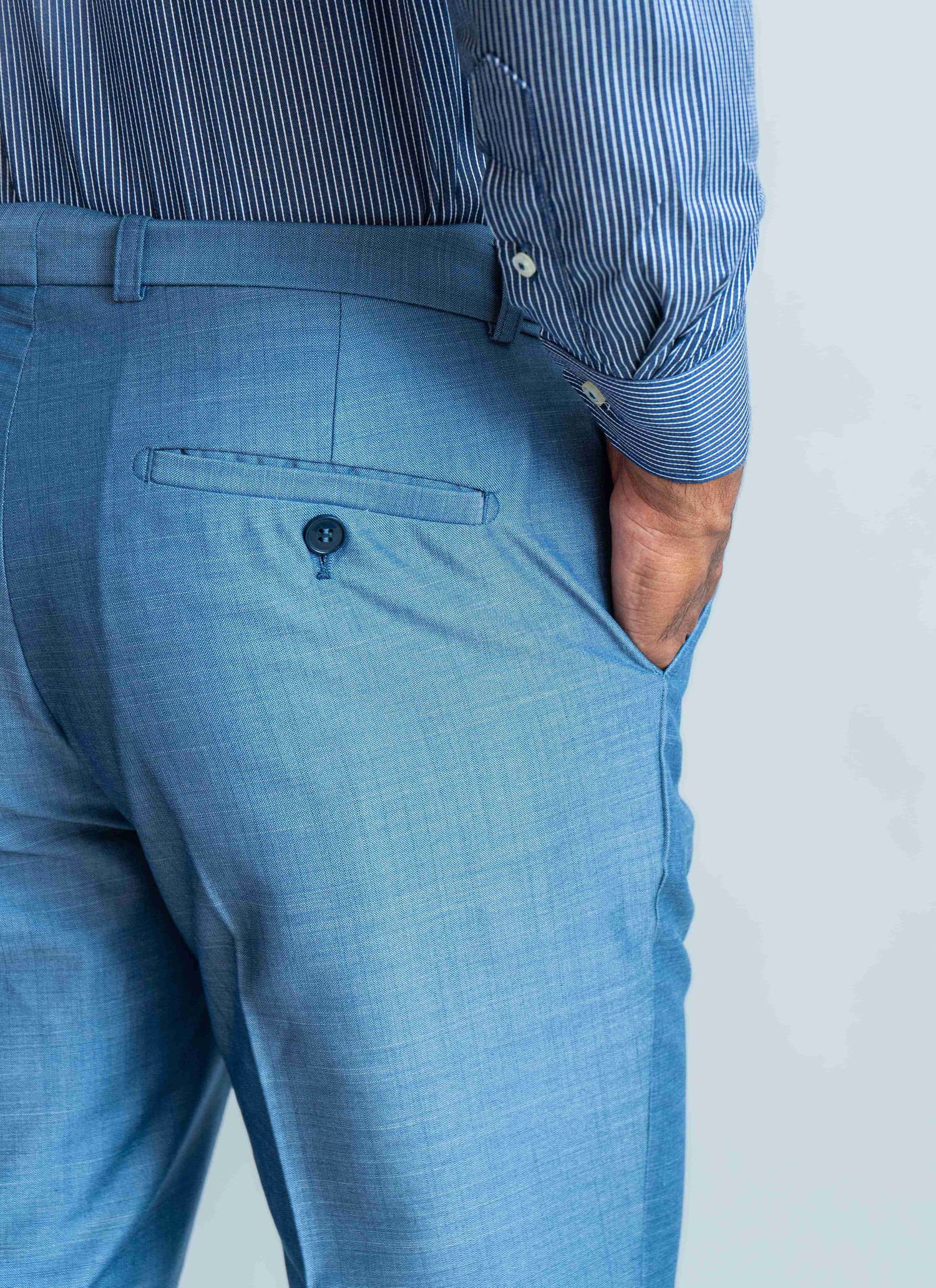 Calça de Regulagem Stefano Azul Claro
