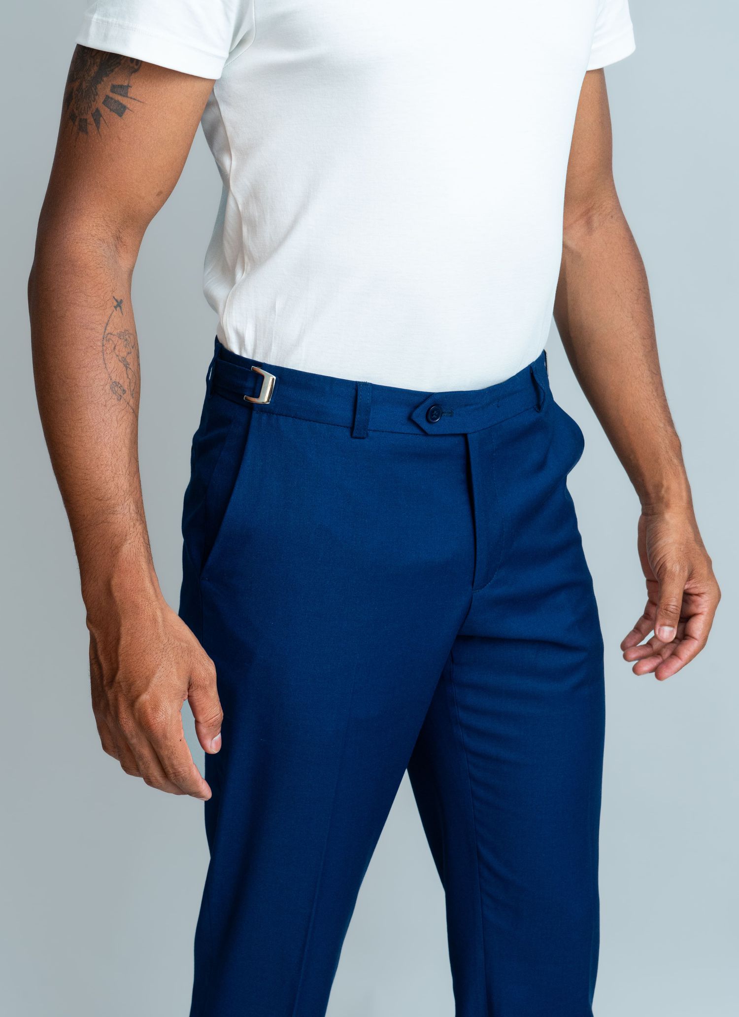 Calça de Regulagem Stefano Azul Royal