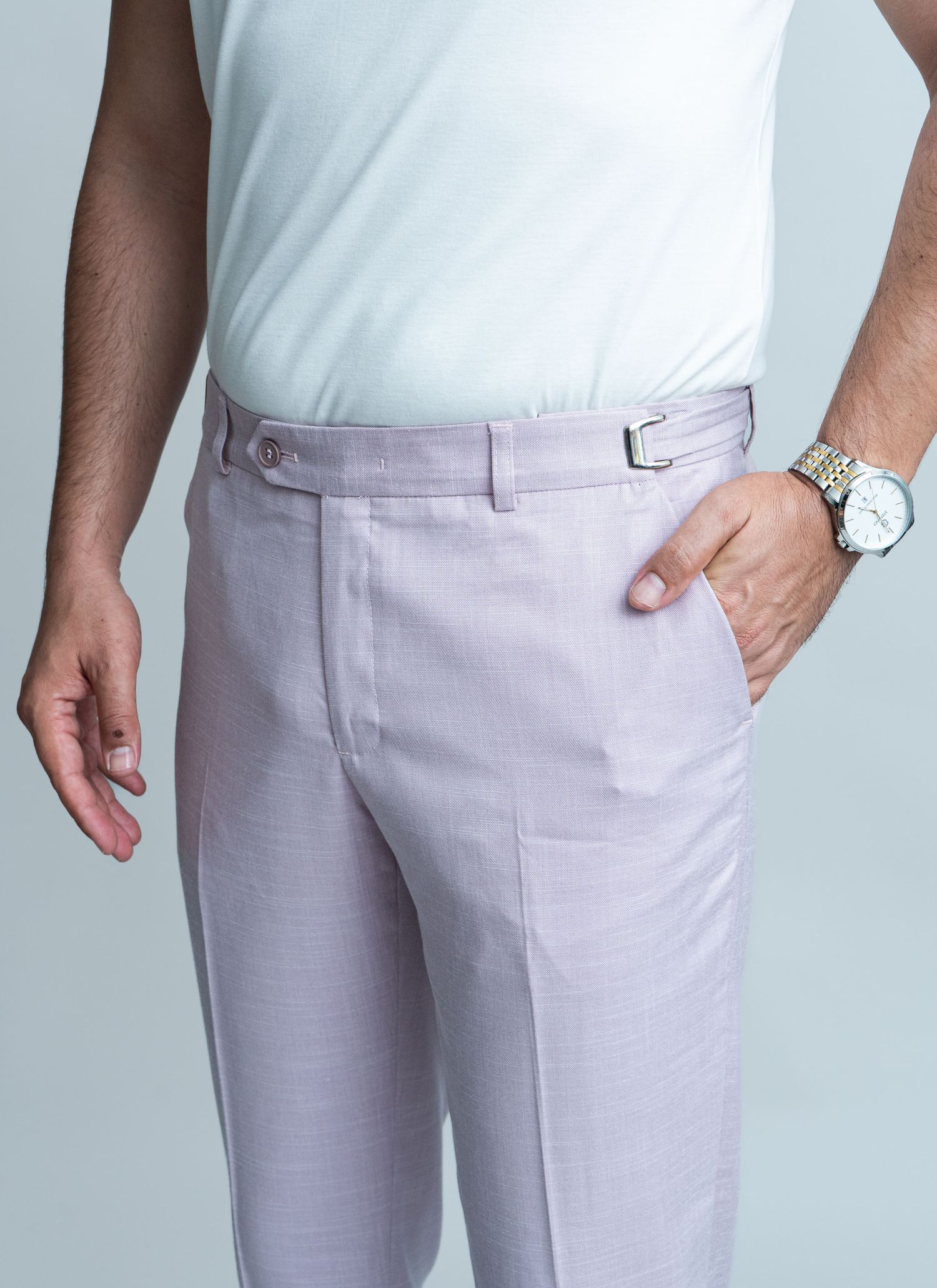 Calça de Regulagem Rosa Stefano