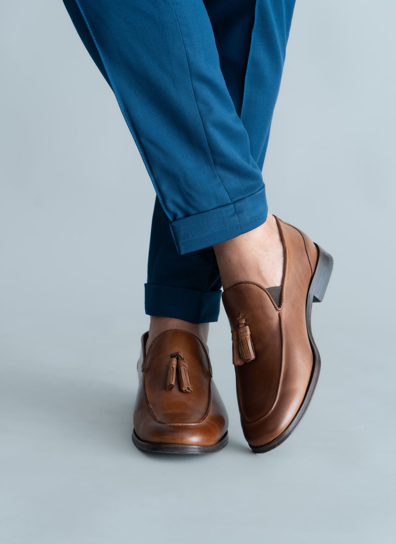 Calça Alfaiataria Gurkha Sarto Stefano Azul