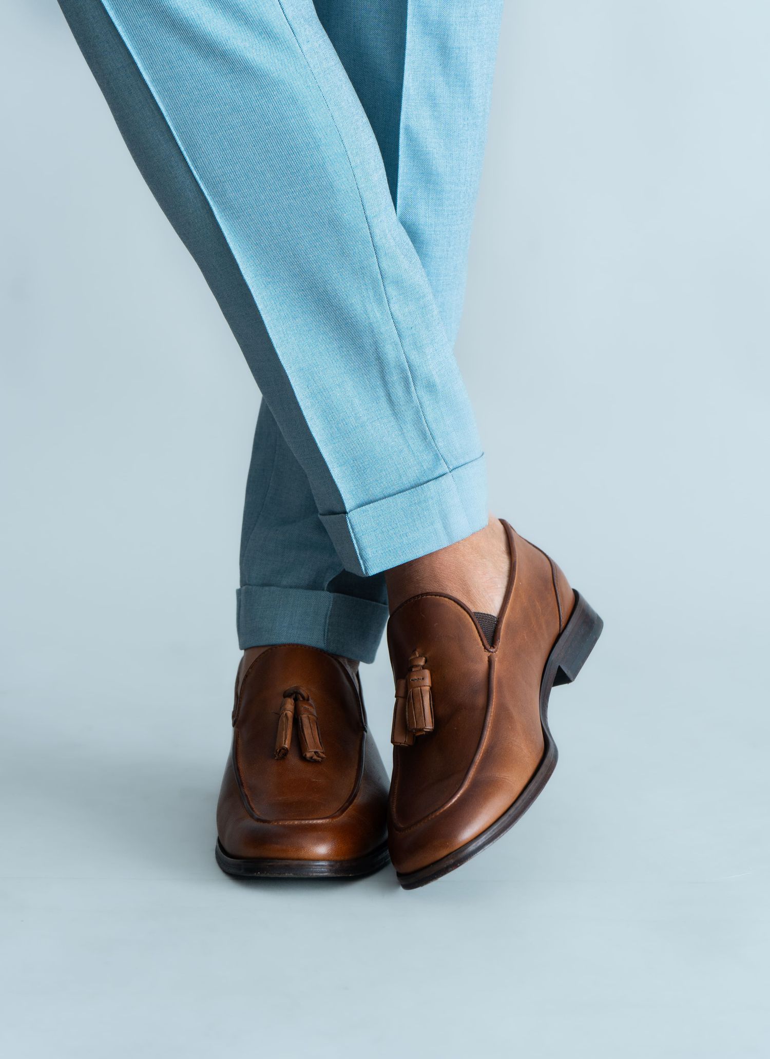 Calça Alfaiataria Gurkha Sarto Stefano Verde Água