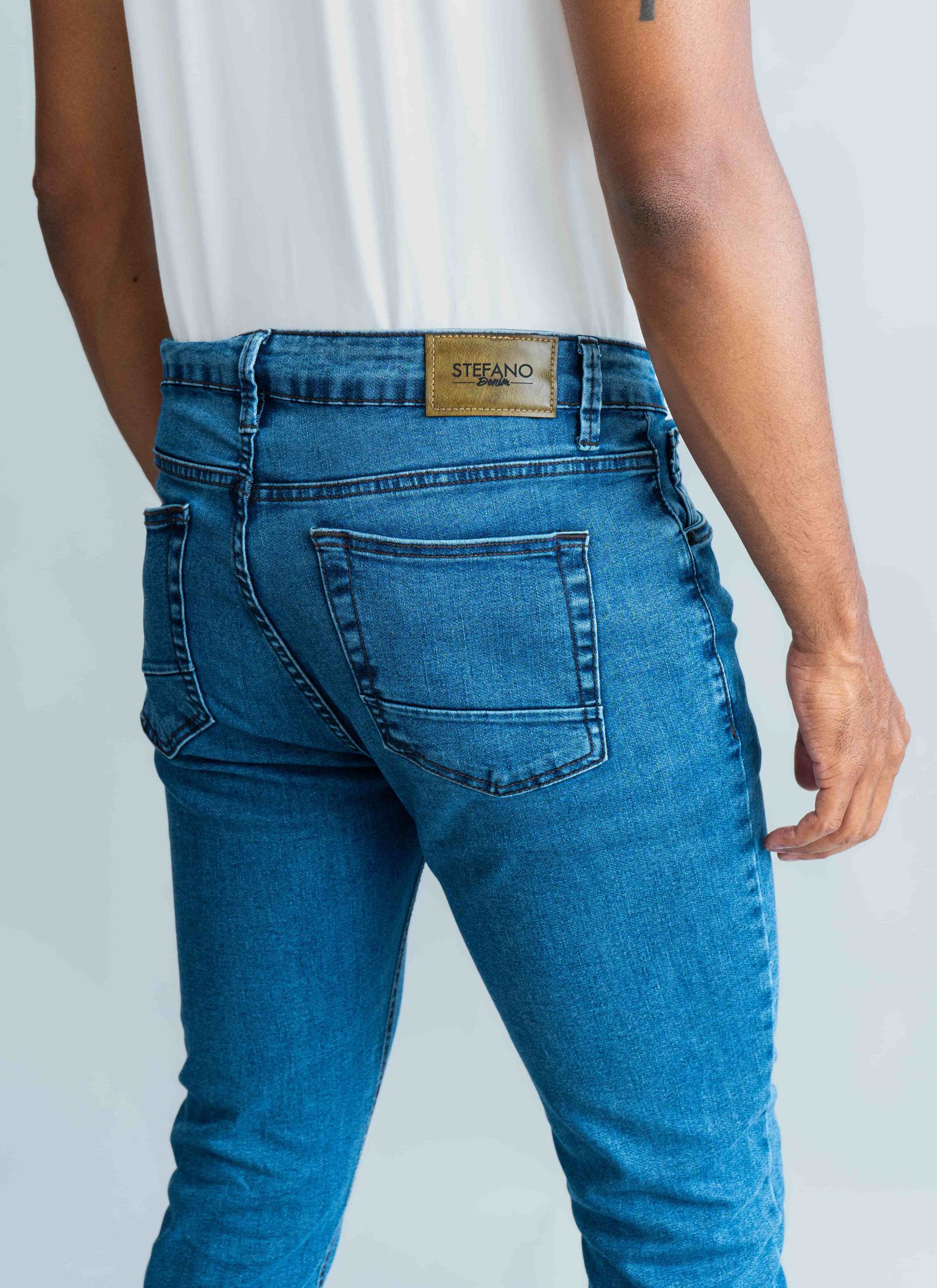 Calça Jeans Triple Dry Stefano Azul Escuro