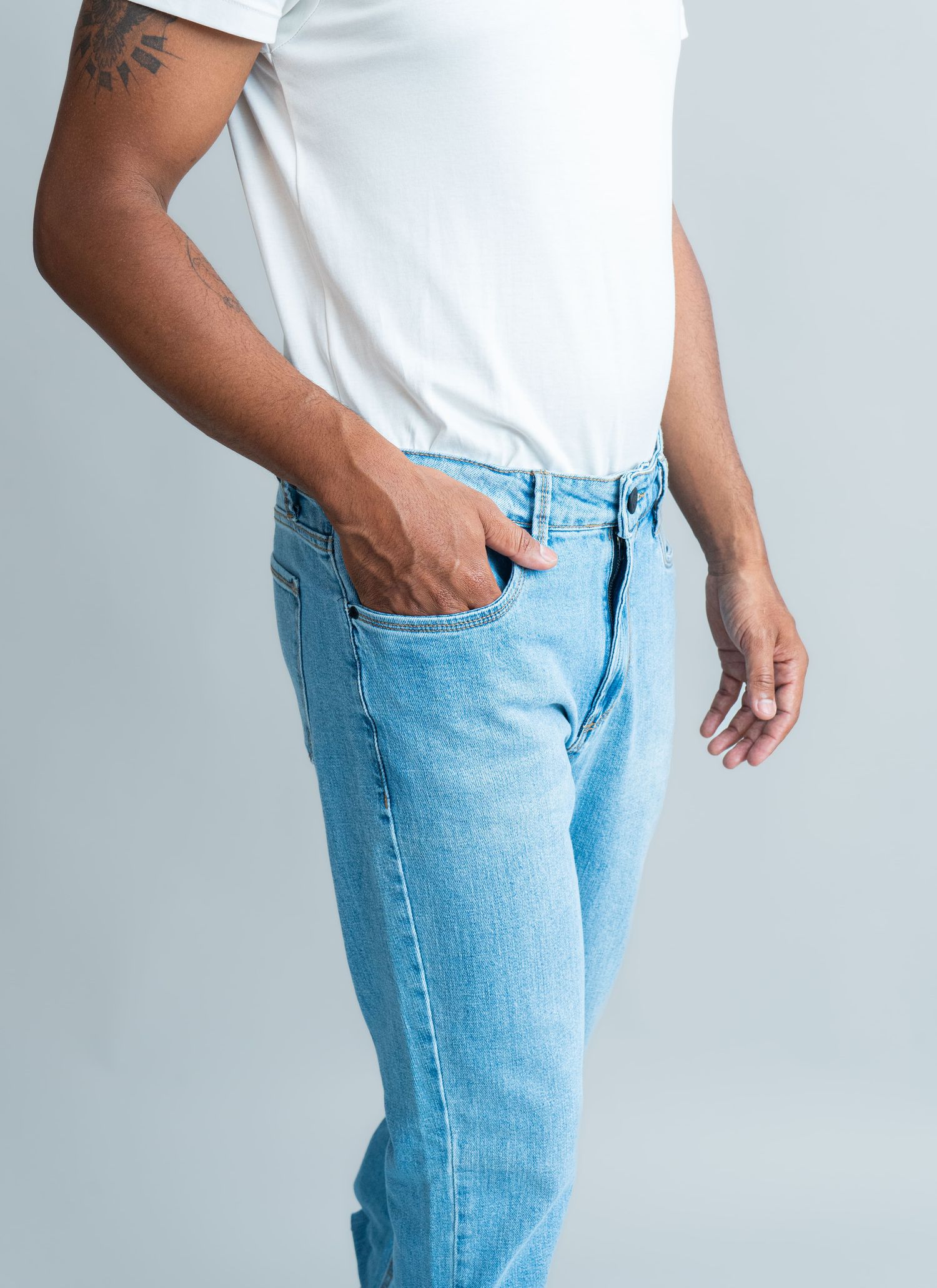 Calça Jeans Stefano Azul Lavado
