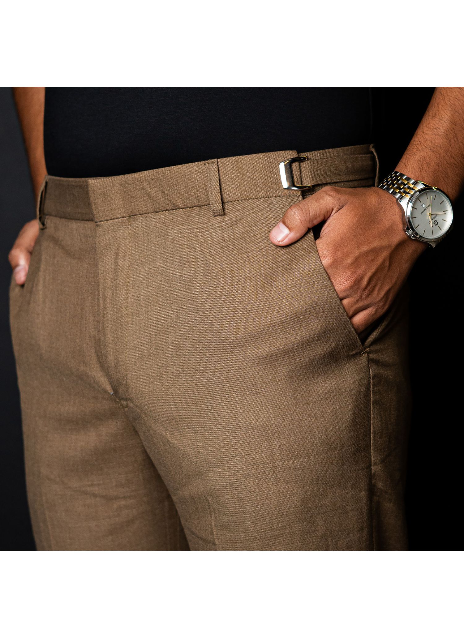 Calça Alfaiataria Com Regulage... - Stefano Store
