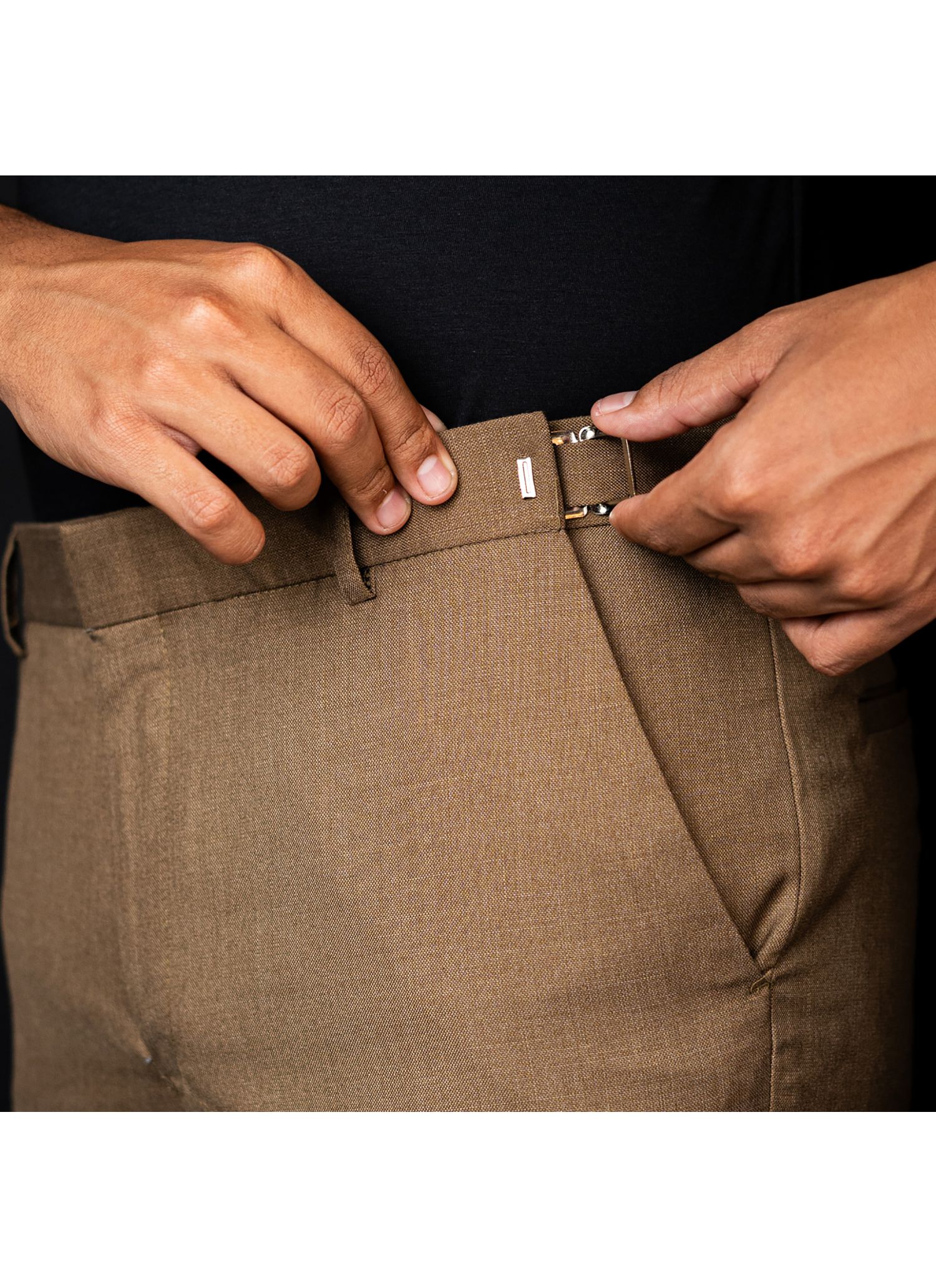 Calça Alfaiataria Com Regulagem TerraCota Stefano