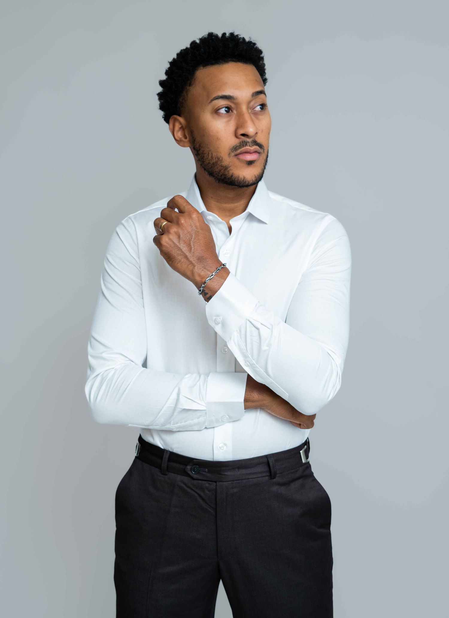Camisa Social Fio 80 Stefano Branca 