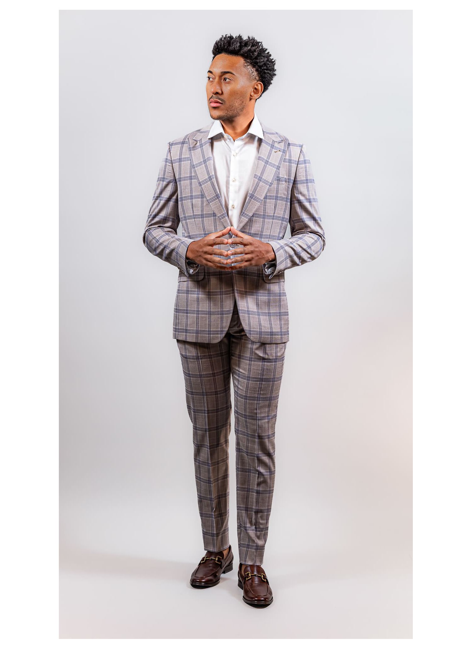 Costume Príncipe de Gales Cinz... - Stefano Store