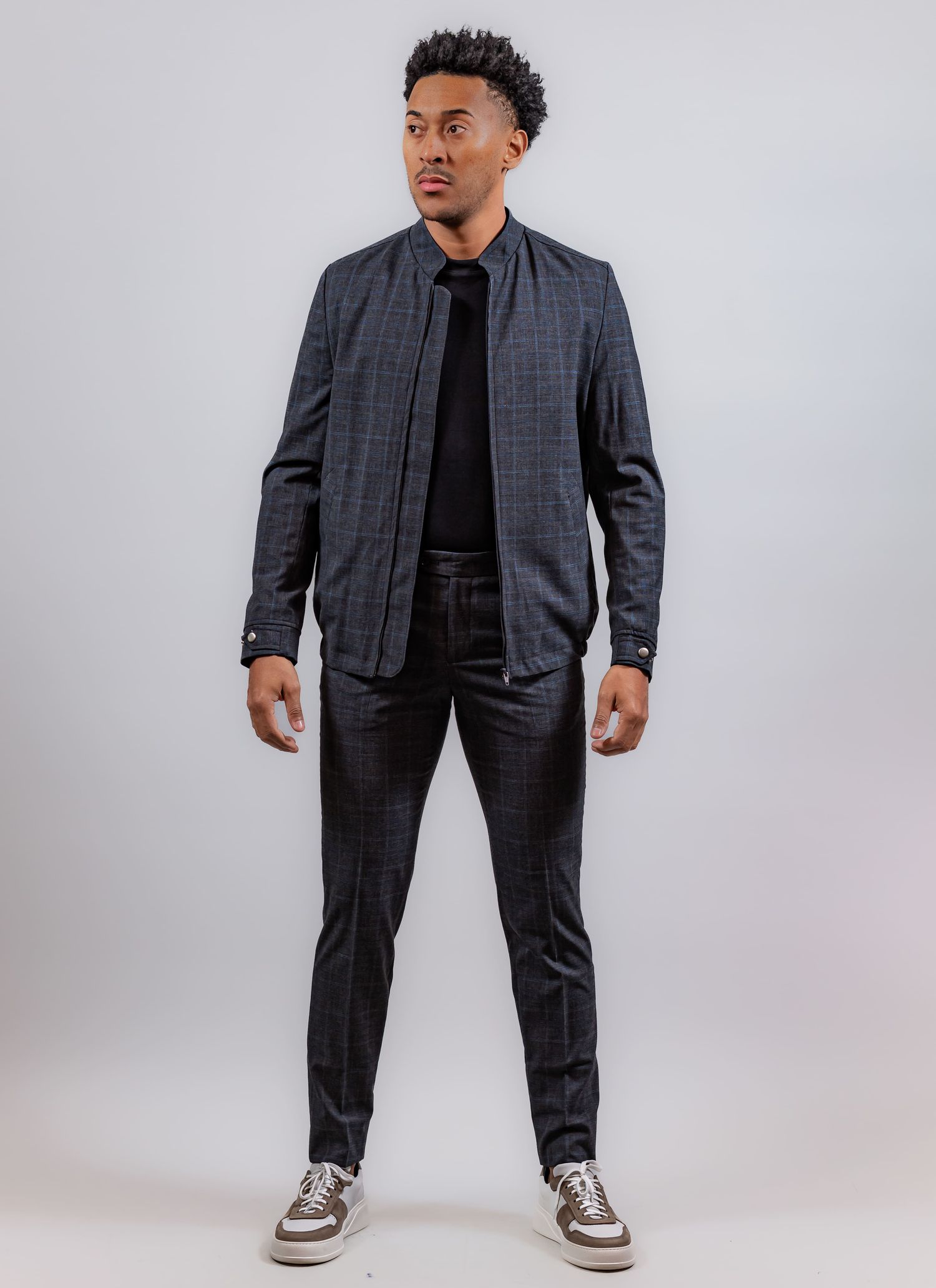 Conjunto Príncipe de Gales Cin... - Stefano Store