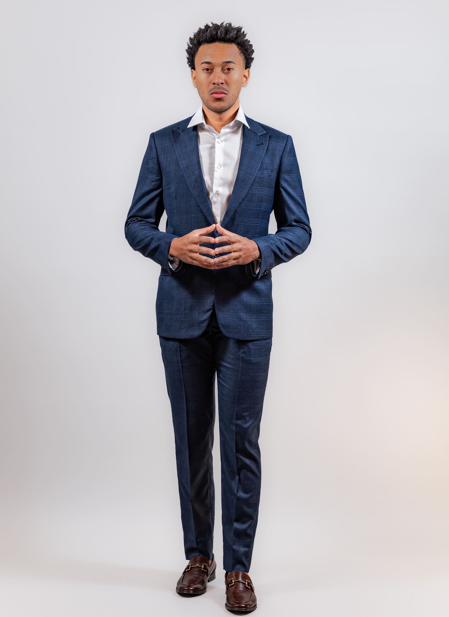 Costume Stefano Príncipe de Gales Azul Noite