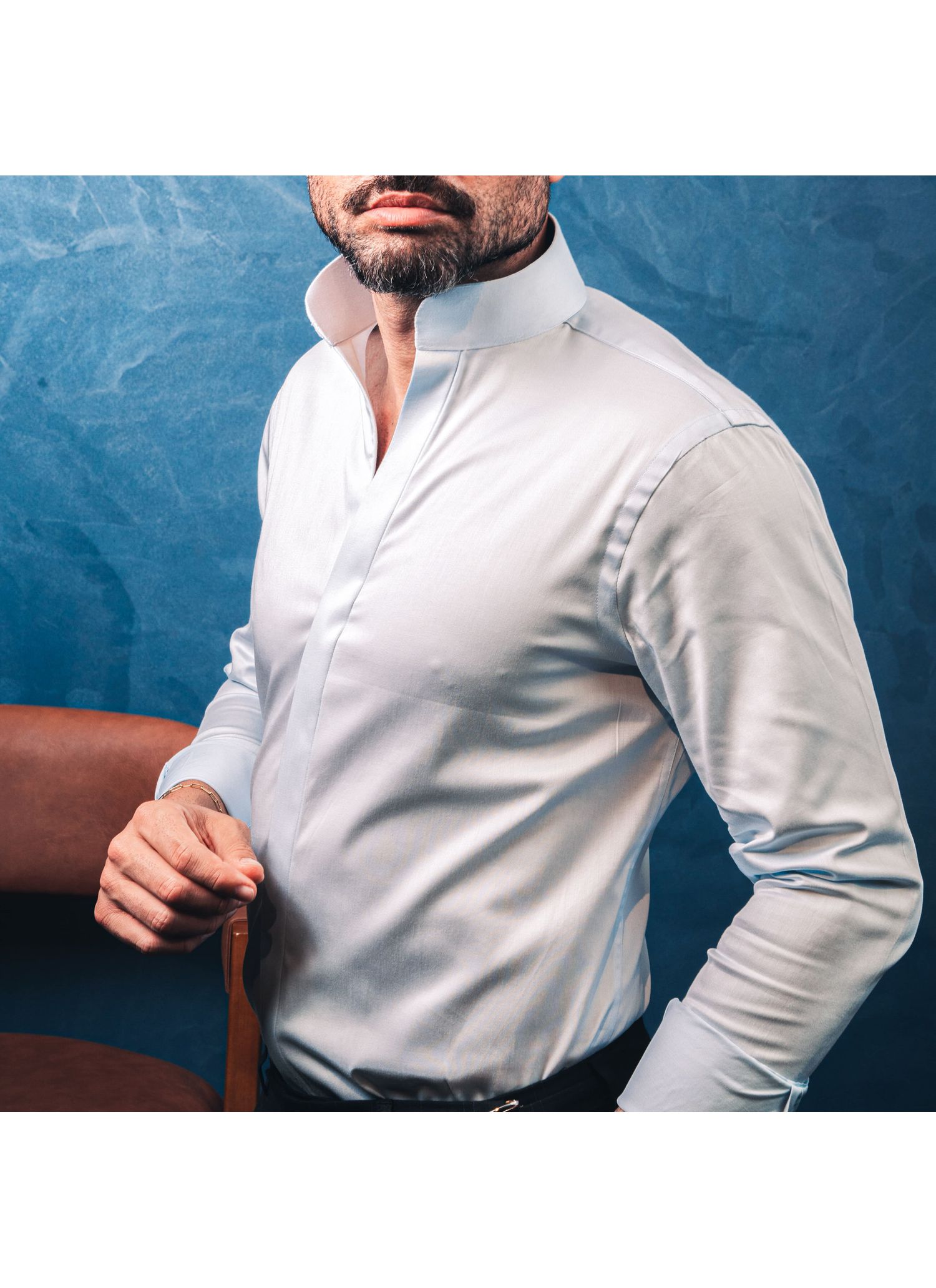 Camisa Stefano Gola Mao Branca