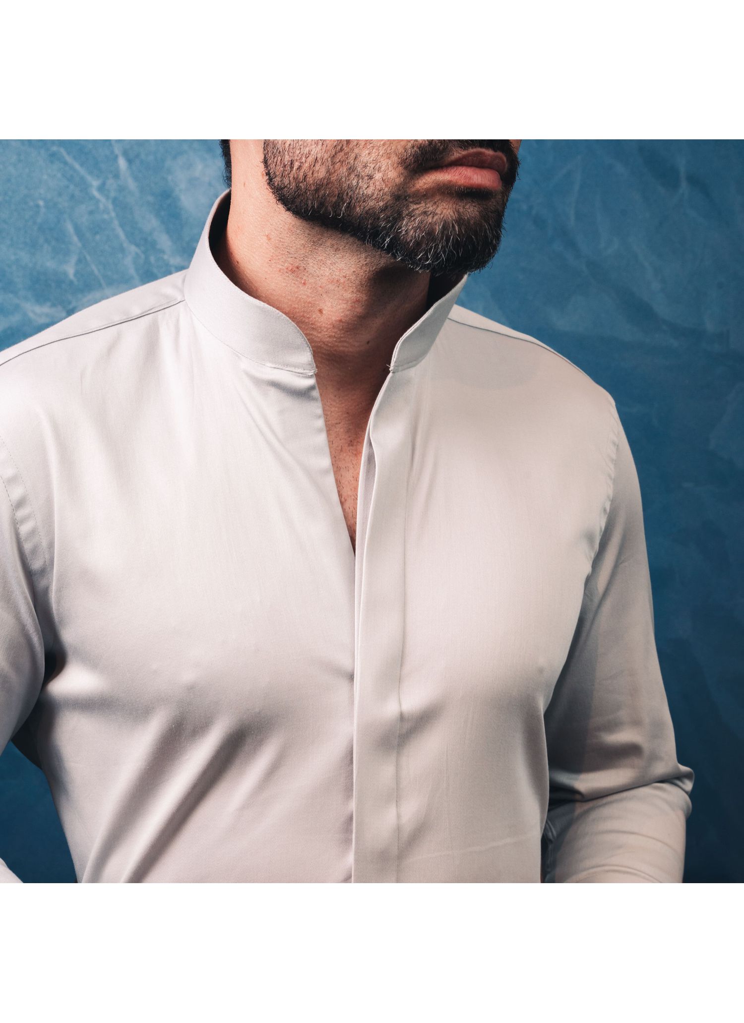 Camisa Stefano Gola Mao Cinza