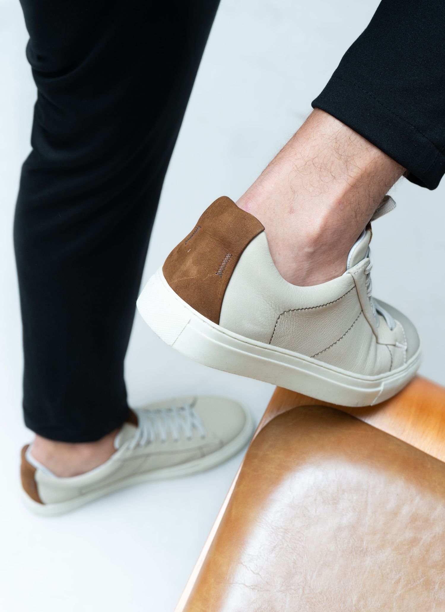 Tênis Sneaker Stefano Bari Areia