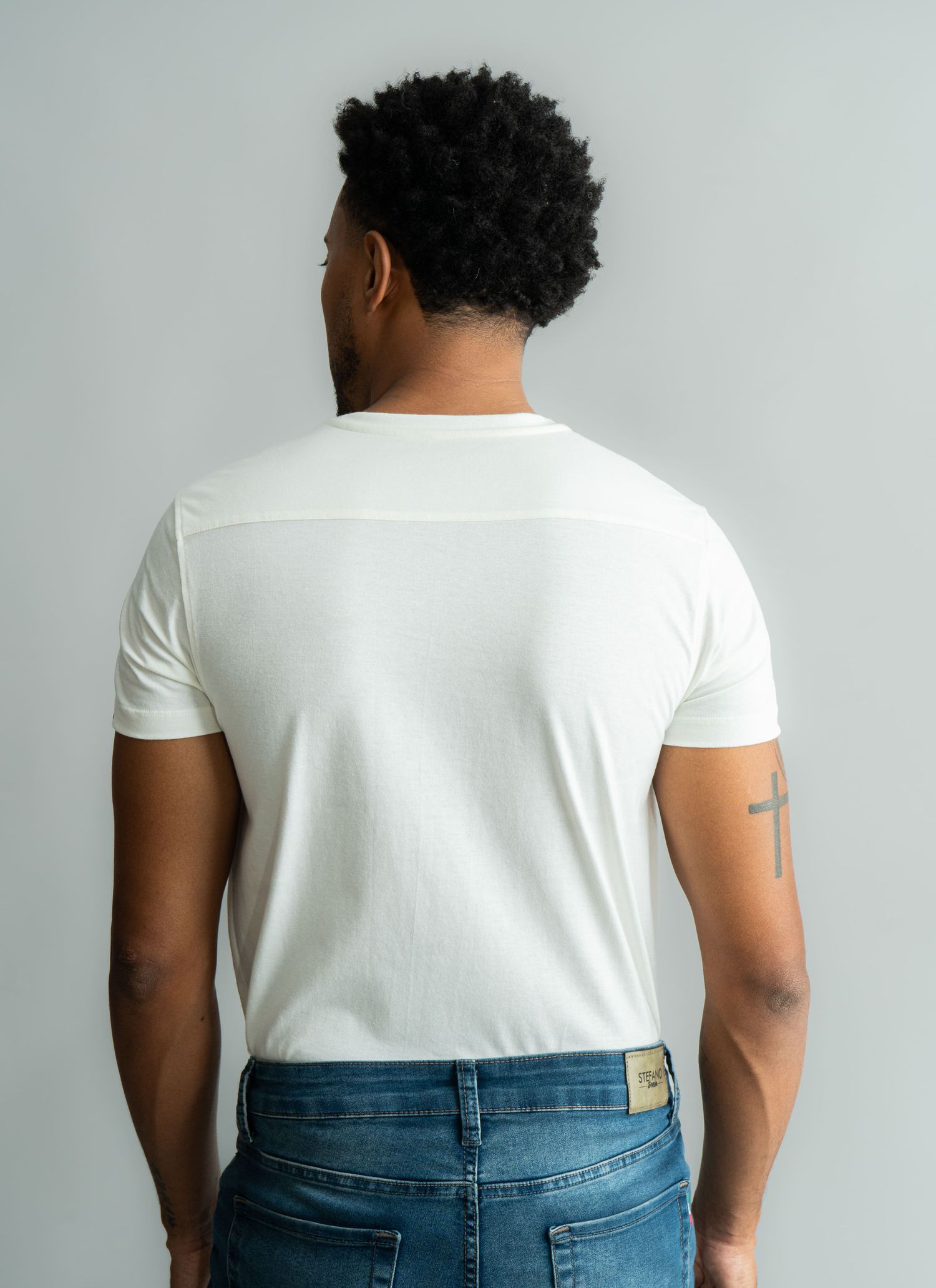 T-Shirt Algodão Off-White Stefano