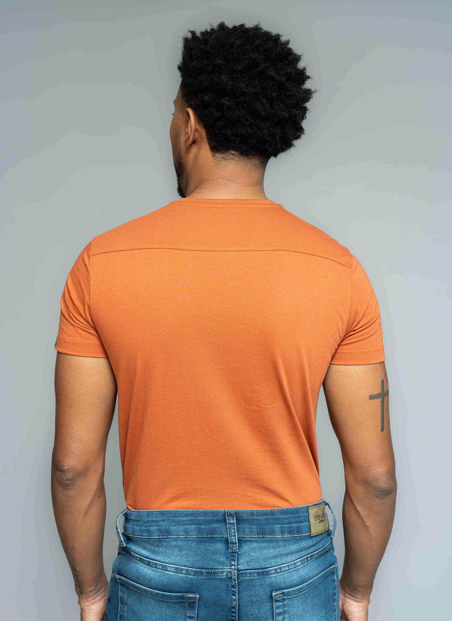 T-Shirt Algodão Terracota Stefano