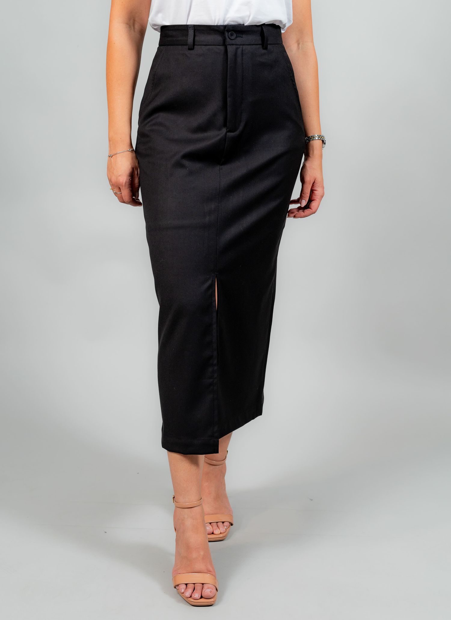 Saia Alfaiataria Midi Stefano ... - Stefano Store