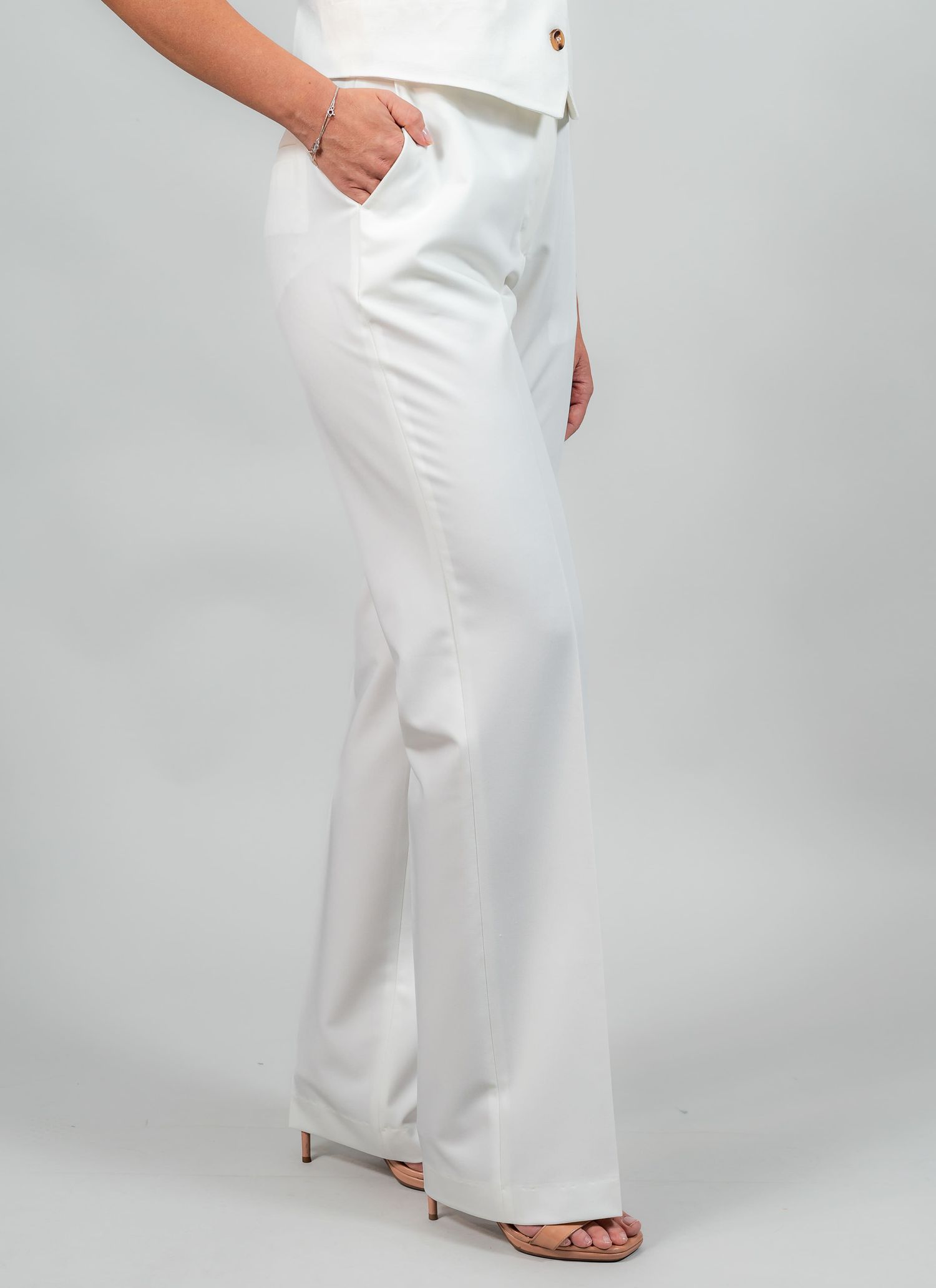 Calça Alfaiataria Reta Feminin... - Stefano Store