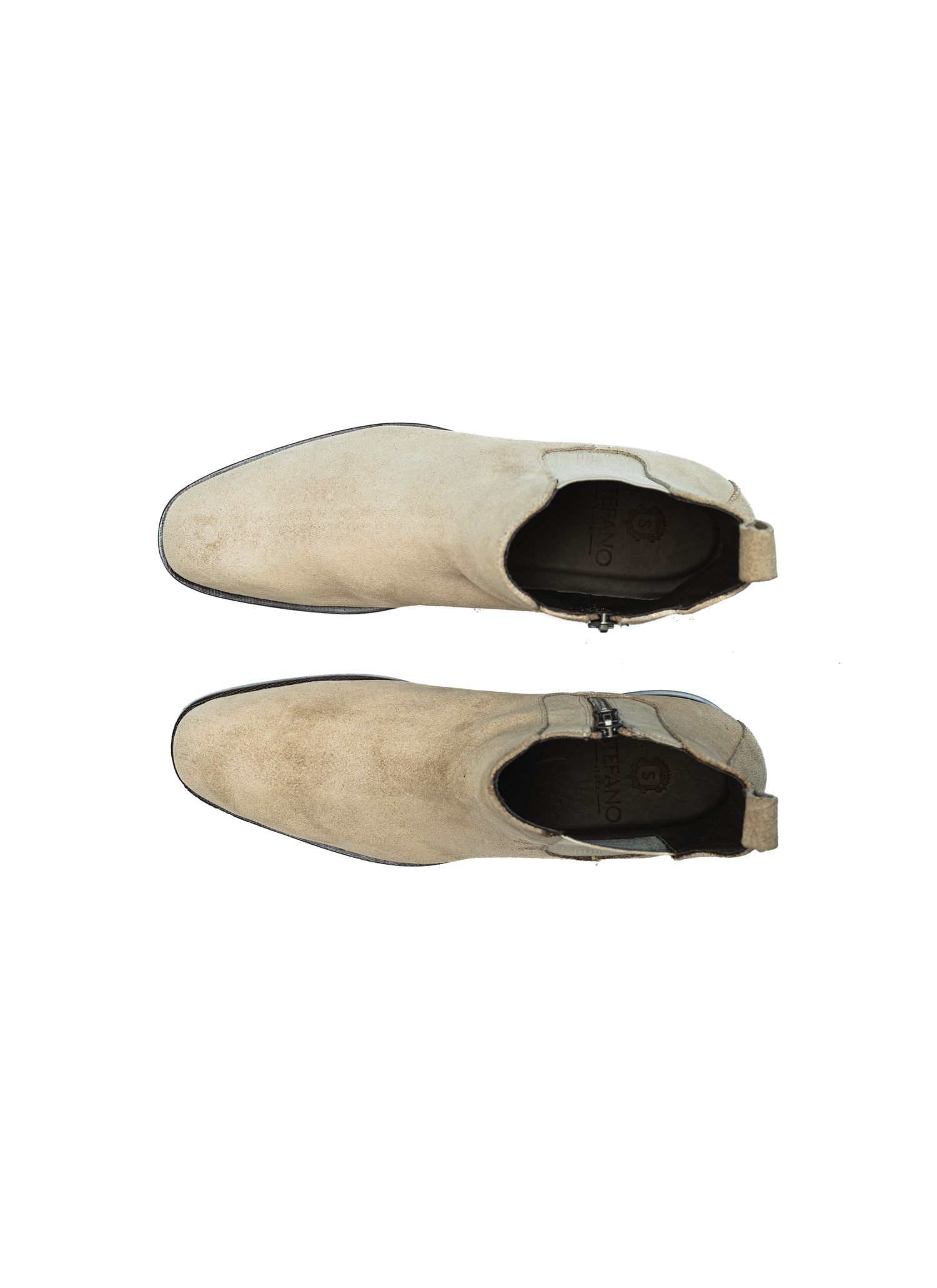 Bota Chelsea Camurça Areia Stefano
