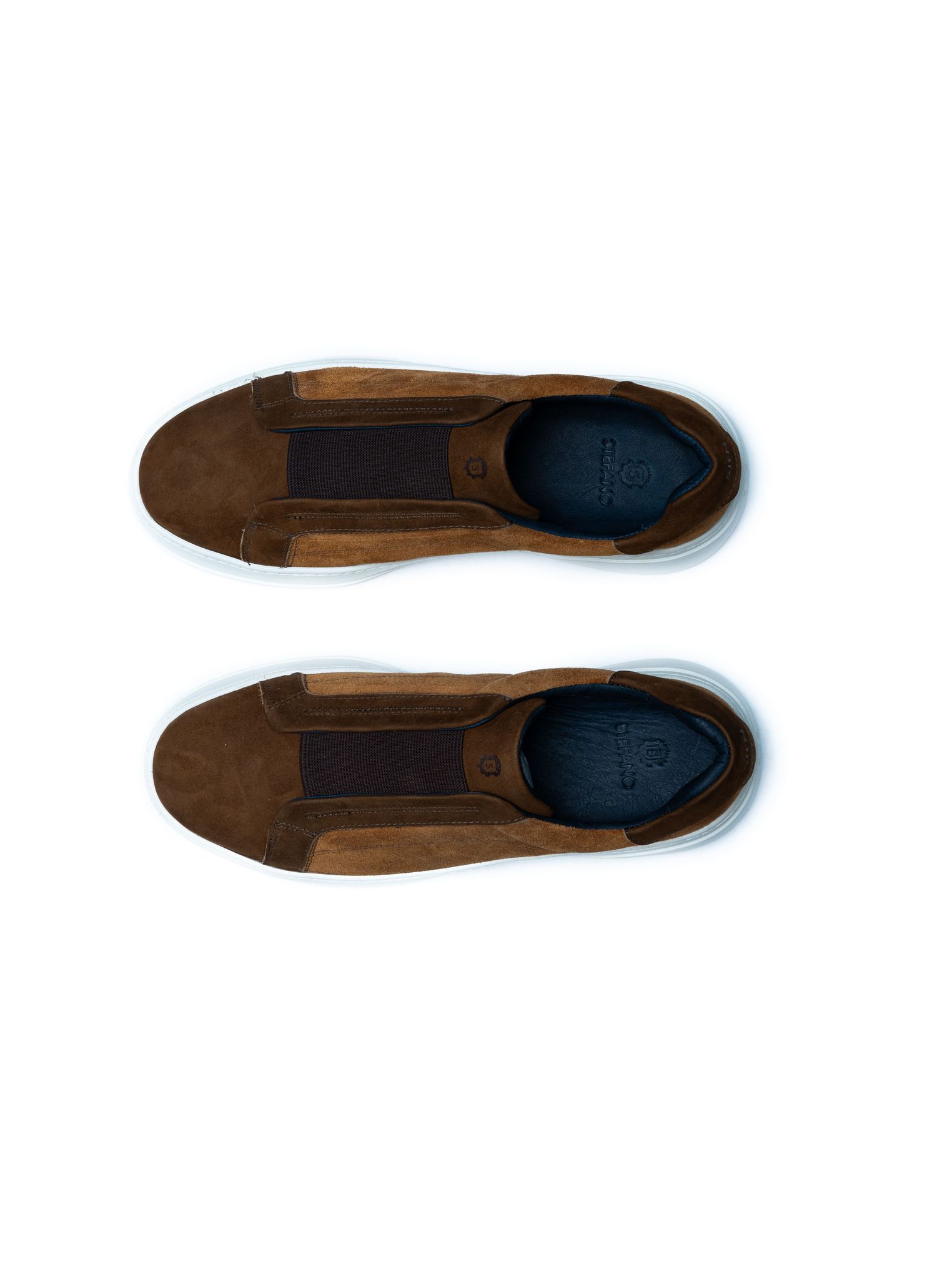 Tênis Sneaker Stefano Nice Triple Stitch Tabaco & Whisky