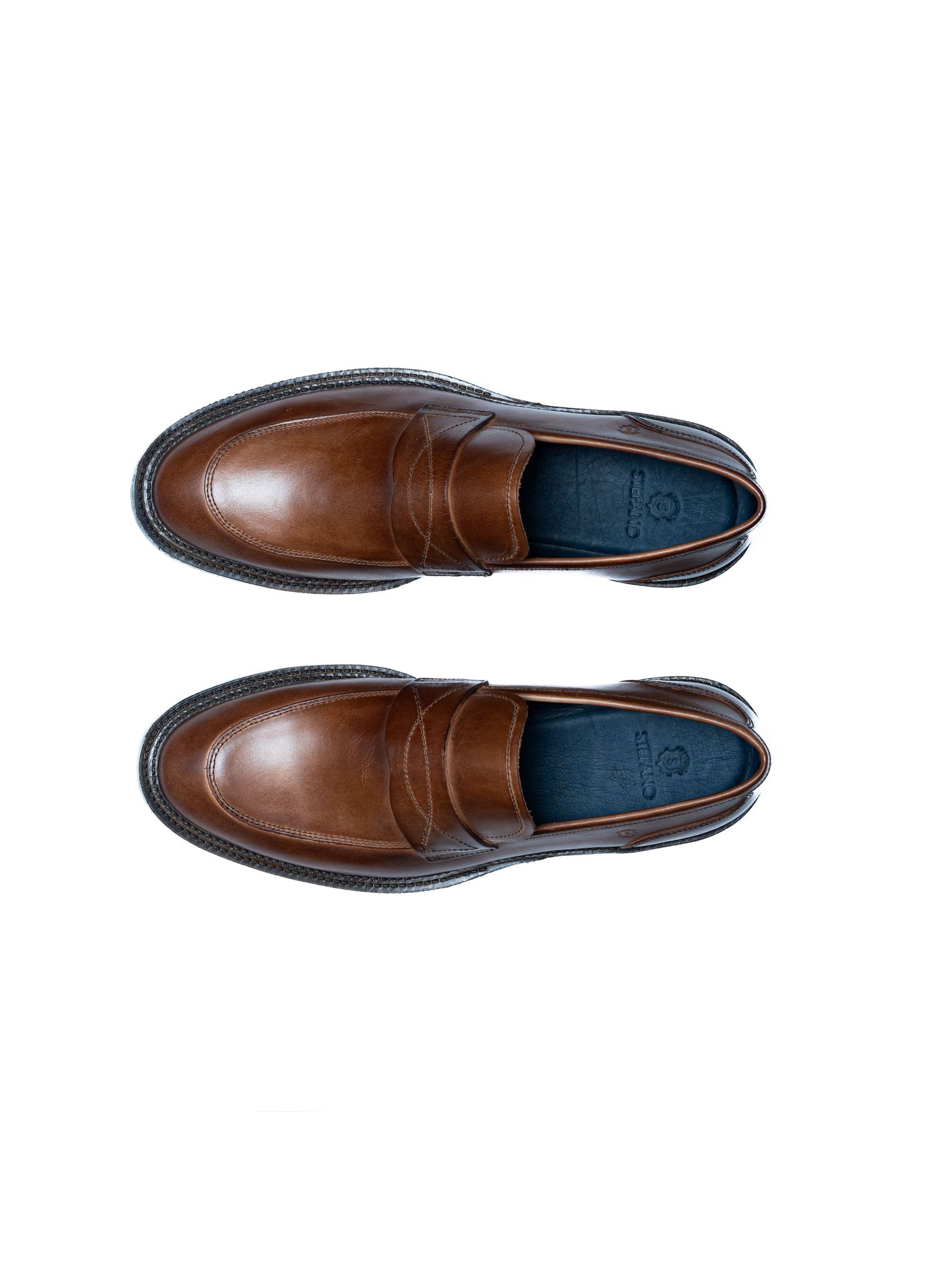 Sapato Mocassim Stefano Look Whisky