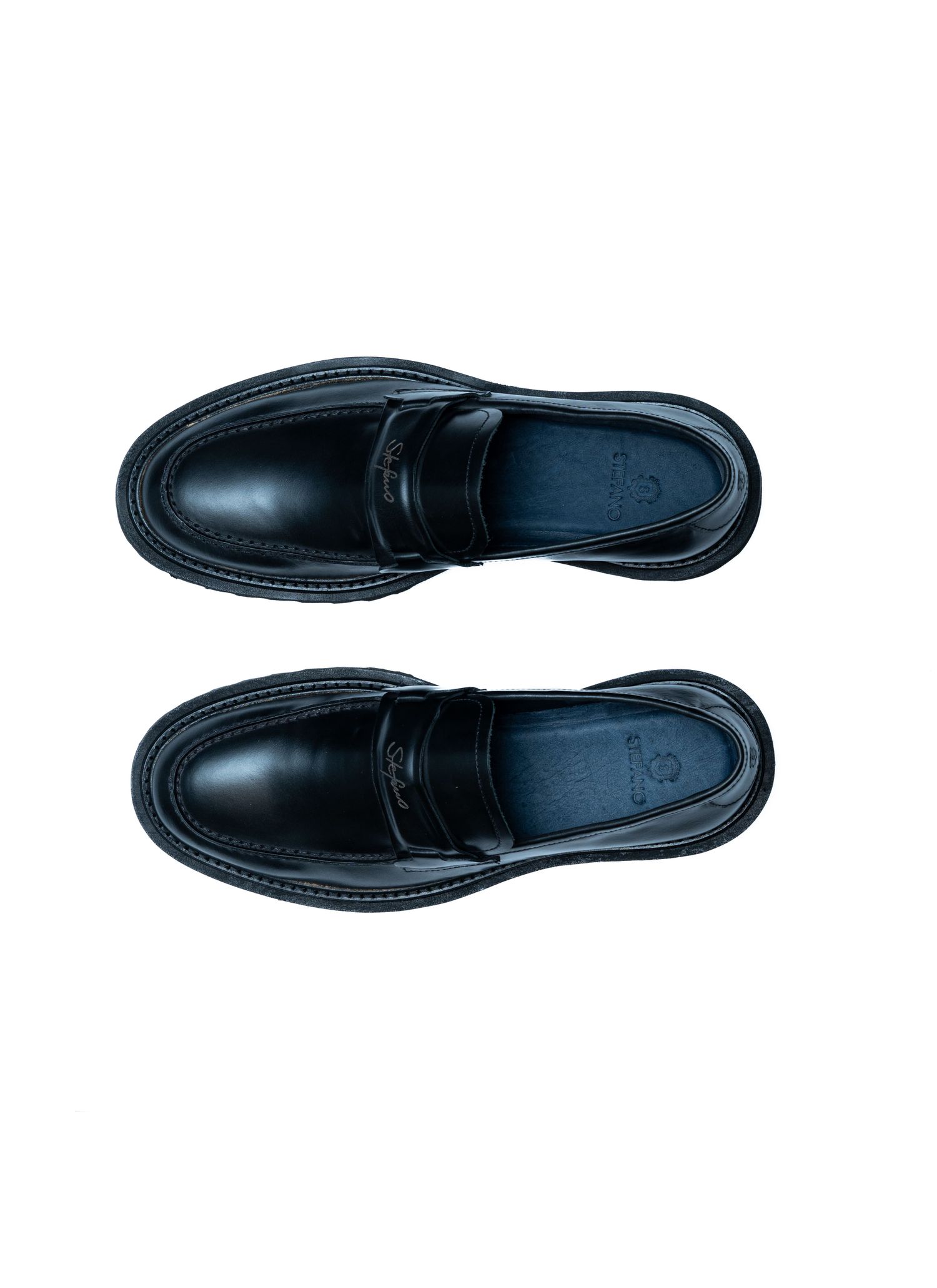 Sapato Mocassim Stefano Tratorado Signature Preto