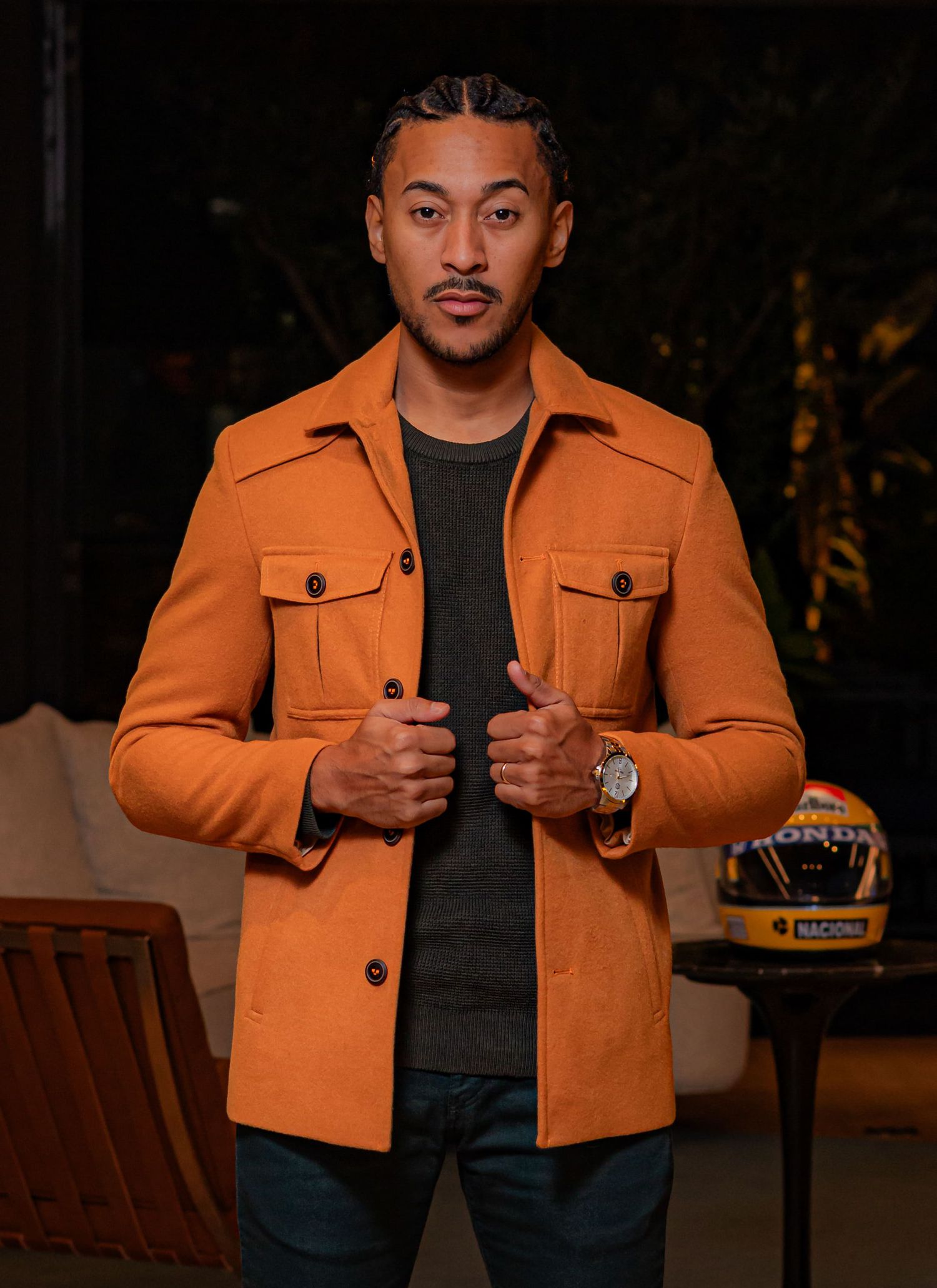 Jaqueta Supreme Laranja - Stefano Store