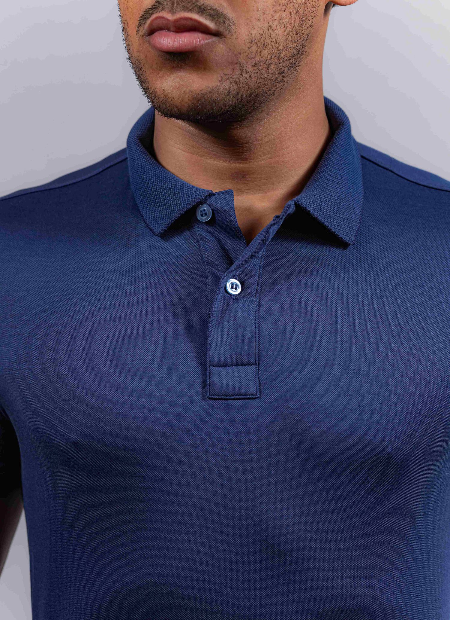 Polo Pima Stefano Tecnológica Azul 