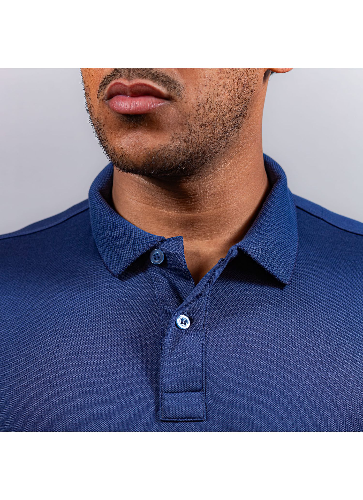 Polo Pima Stefano Tecnológica Azul 