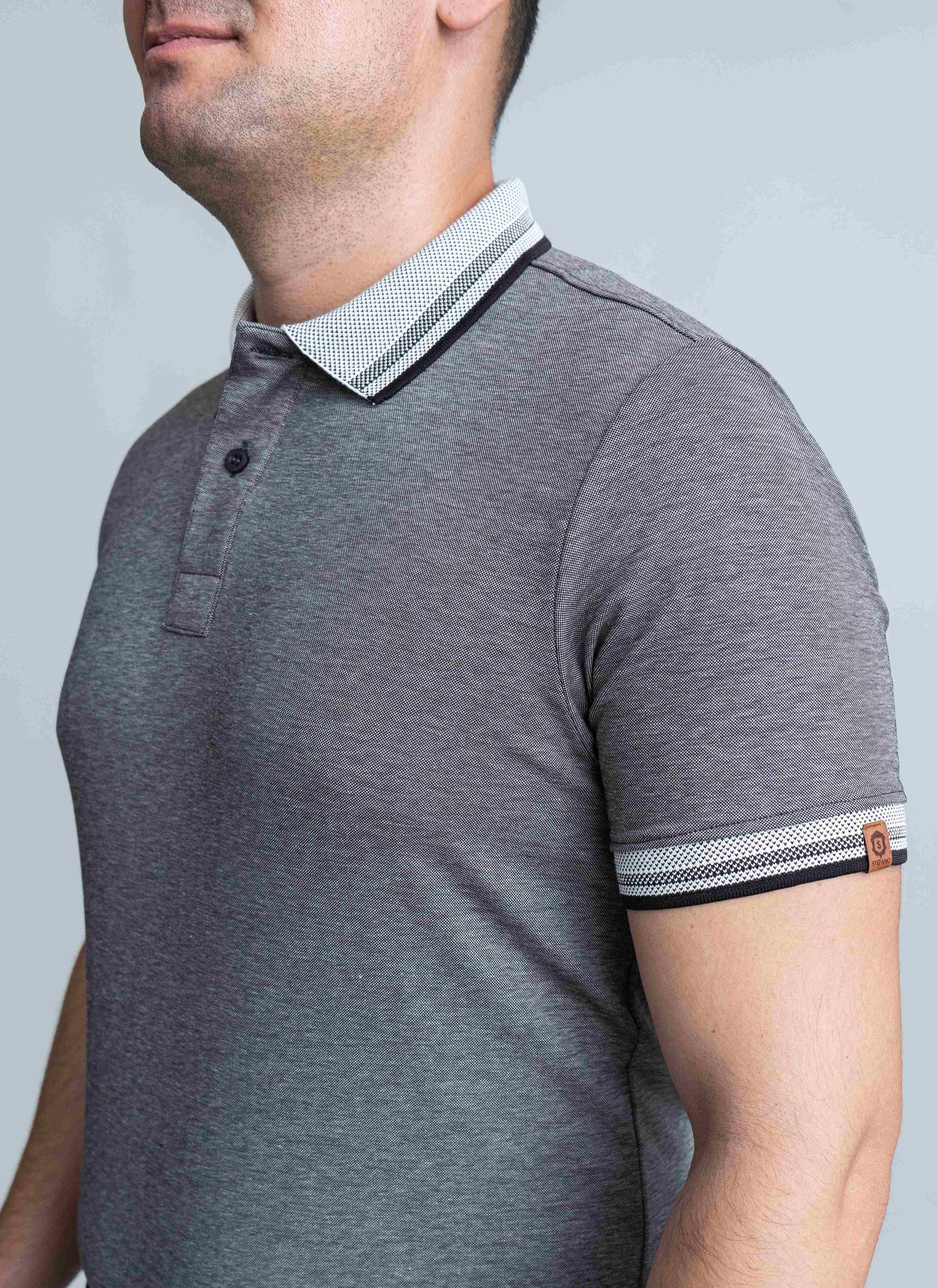 Polo Pima Tecnológica Cinza Stefano