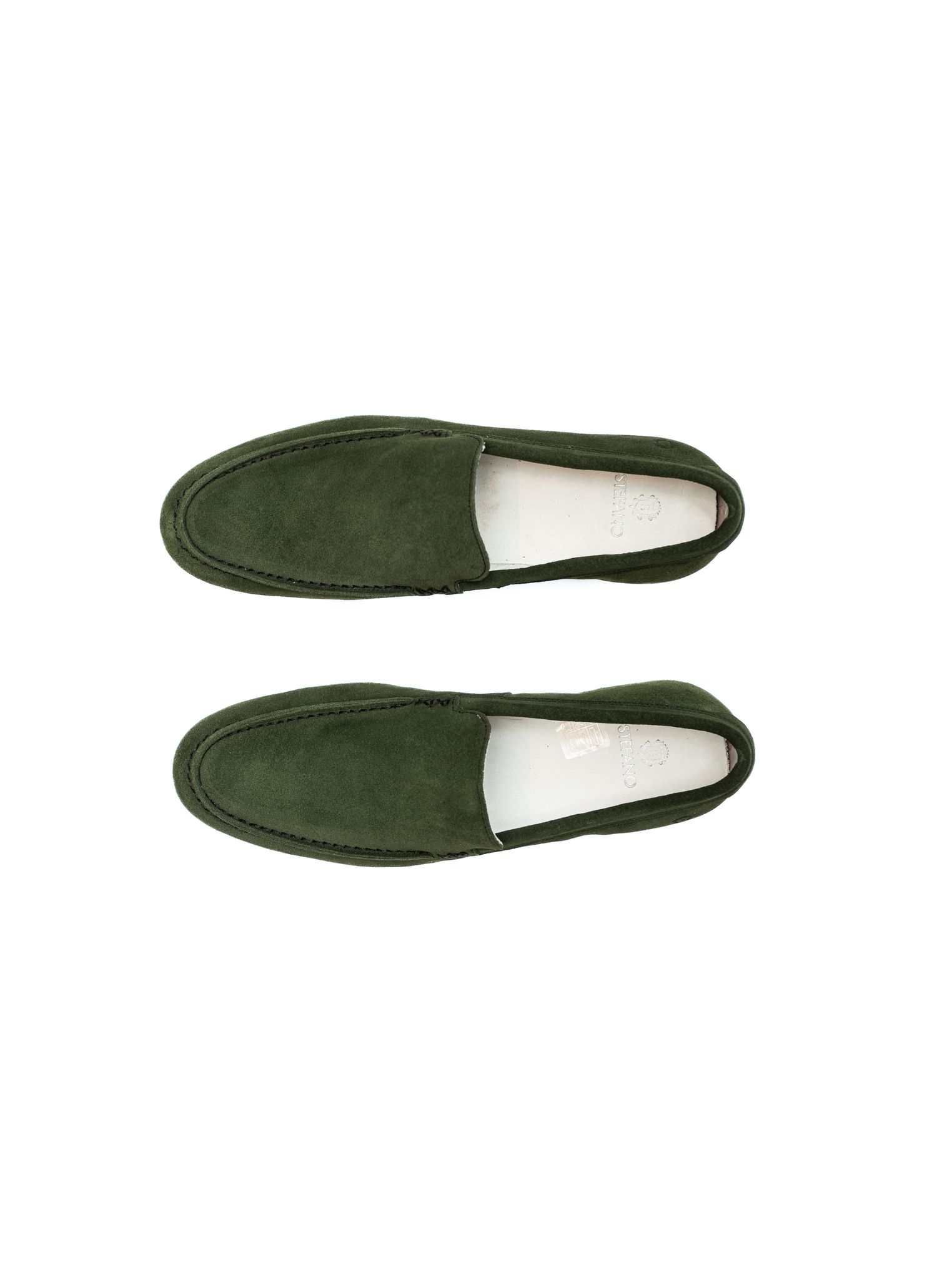 Mocassim Camurça Prime Walk Stefano Verde Musgo
