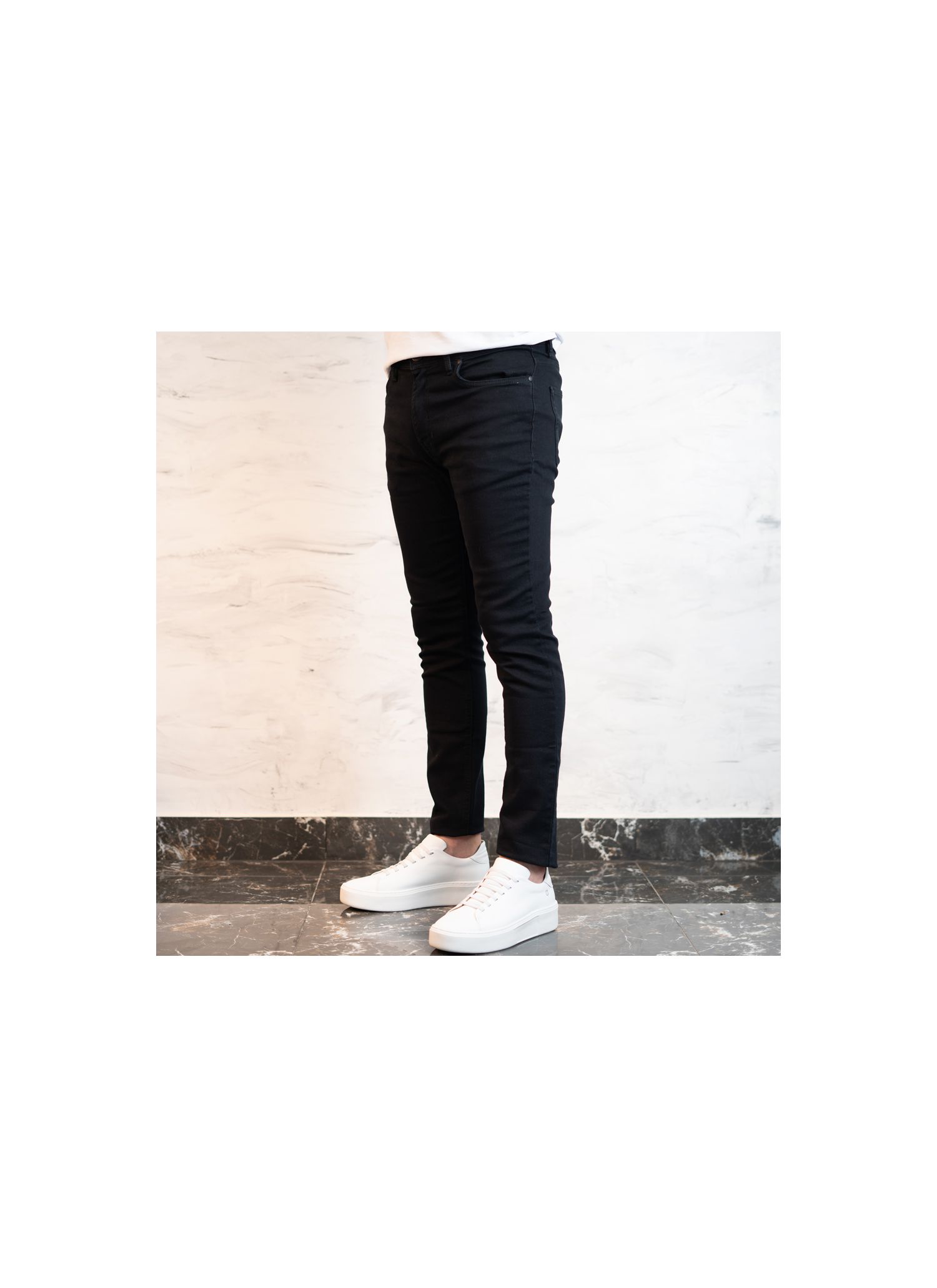 Calça Jeans Squash Plus Five Slim Fit Black Stefano