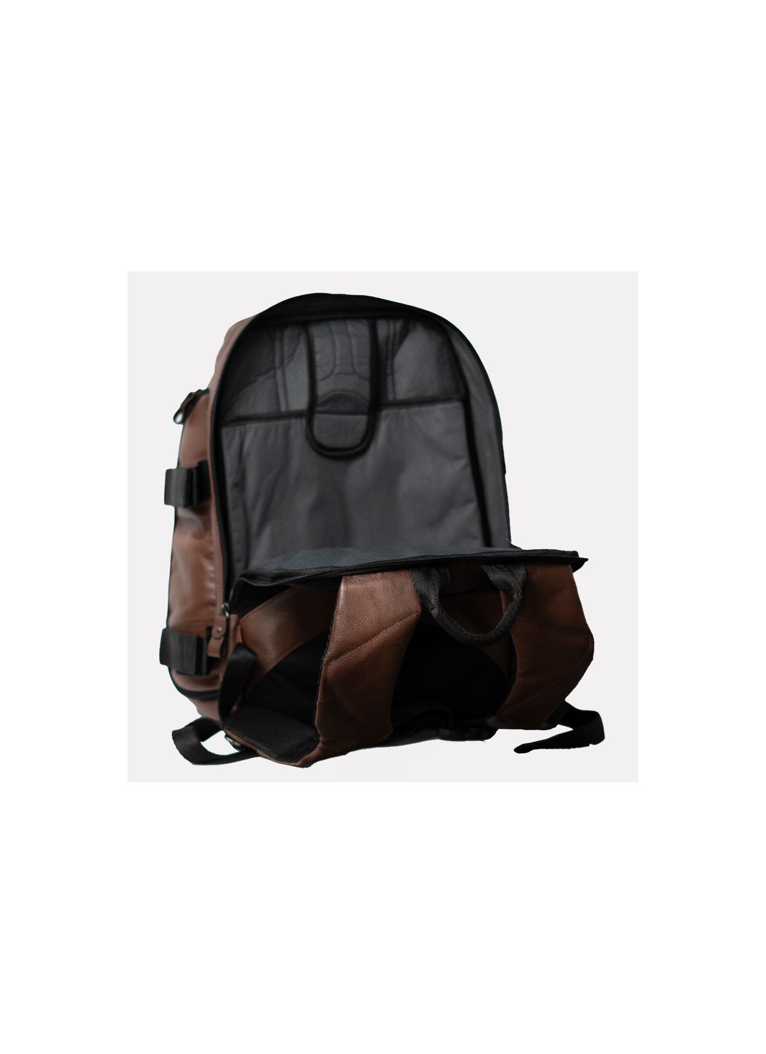 Mochila Fotografo 100% Couro Conhaque Stefano