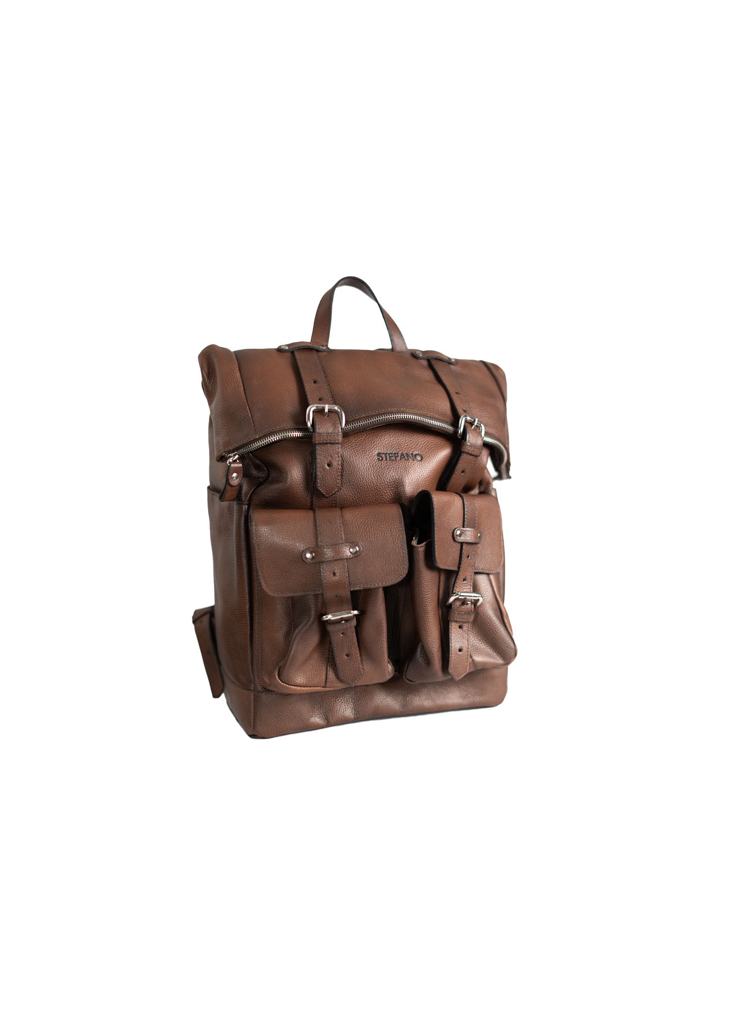 Mochila Stefano Harley Couro C... - Stefano Store